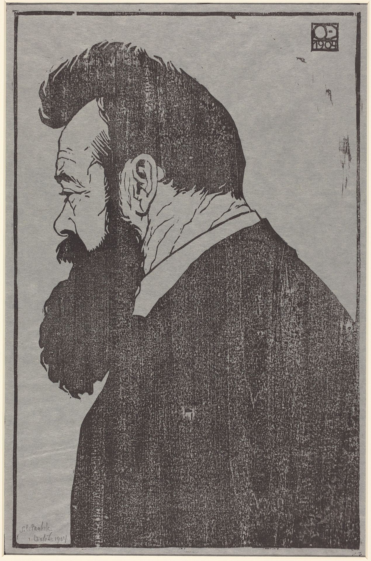 Ferdinand Hodler by Emil Orlik