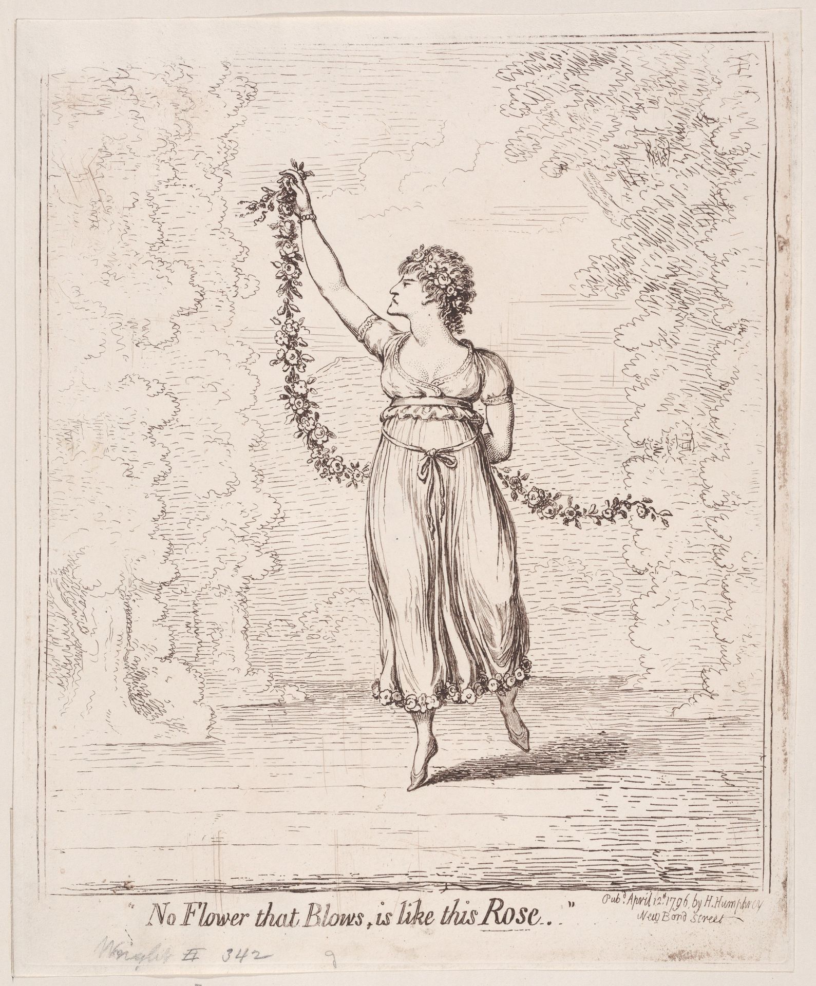 "No Flower that Blows is Like this Rose" by James Gillray