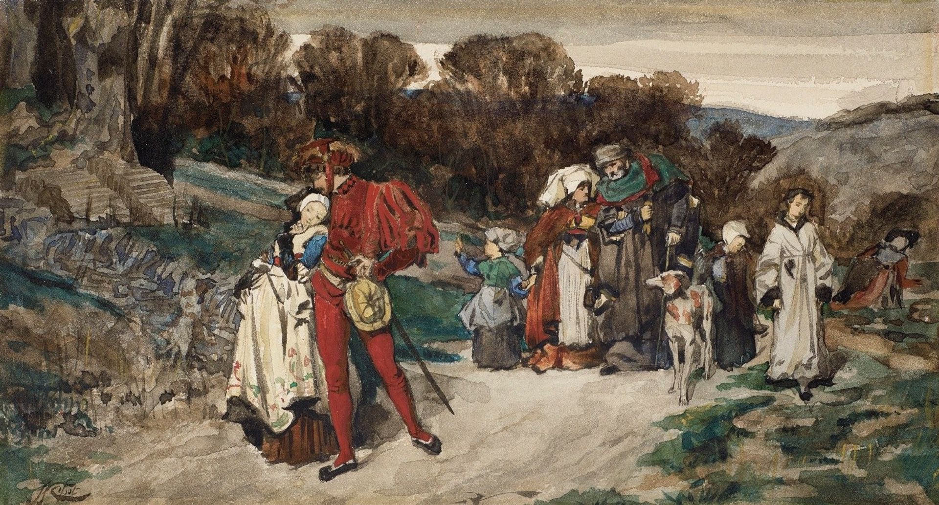 Le départ du fiancé by James Tissot