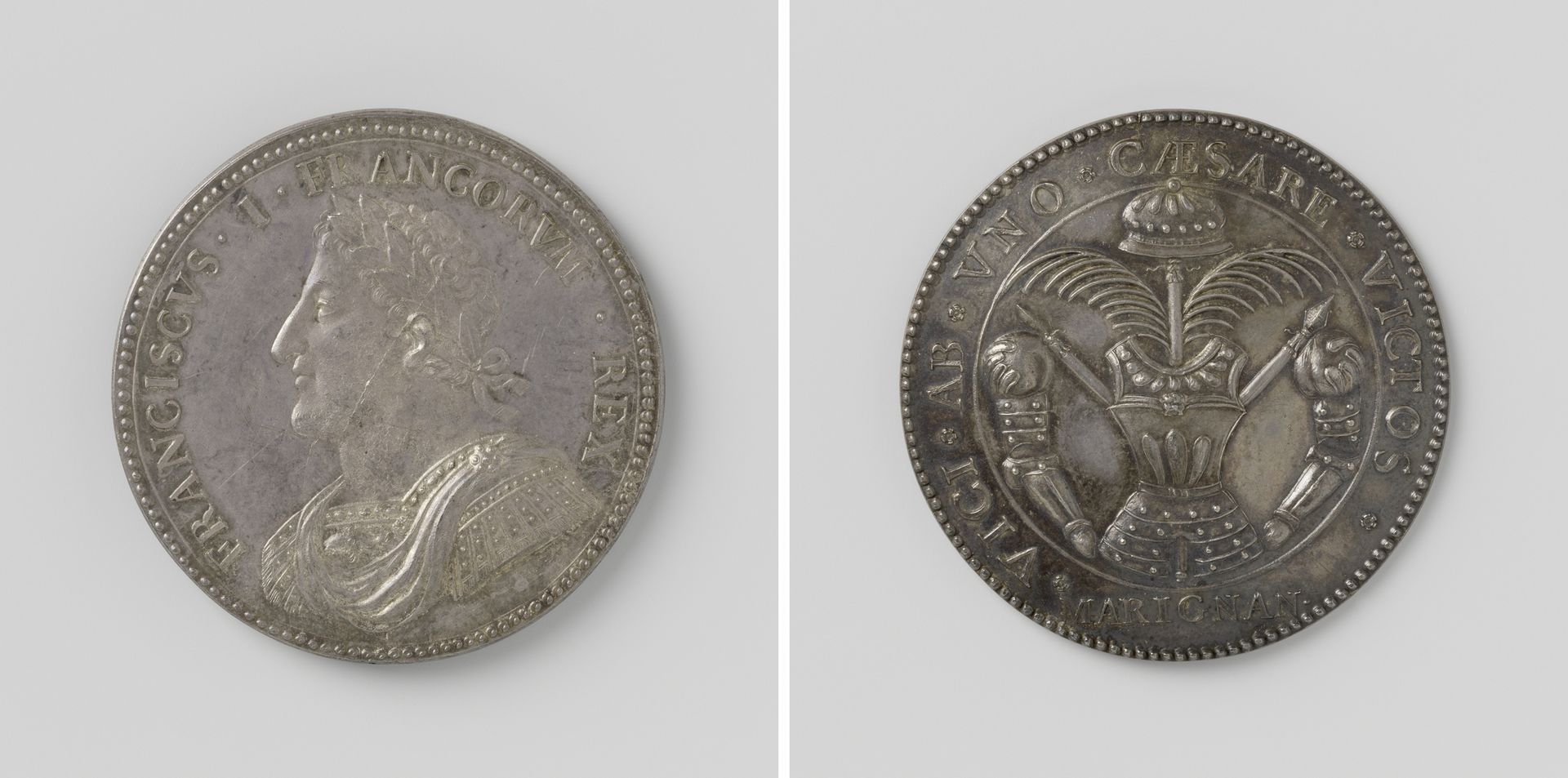 Overwinning van Frans I van Frankrijk op de Zwitsers bij Marignano by Pierre Regnier