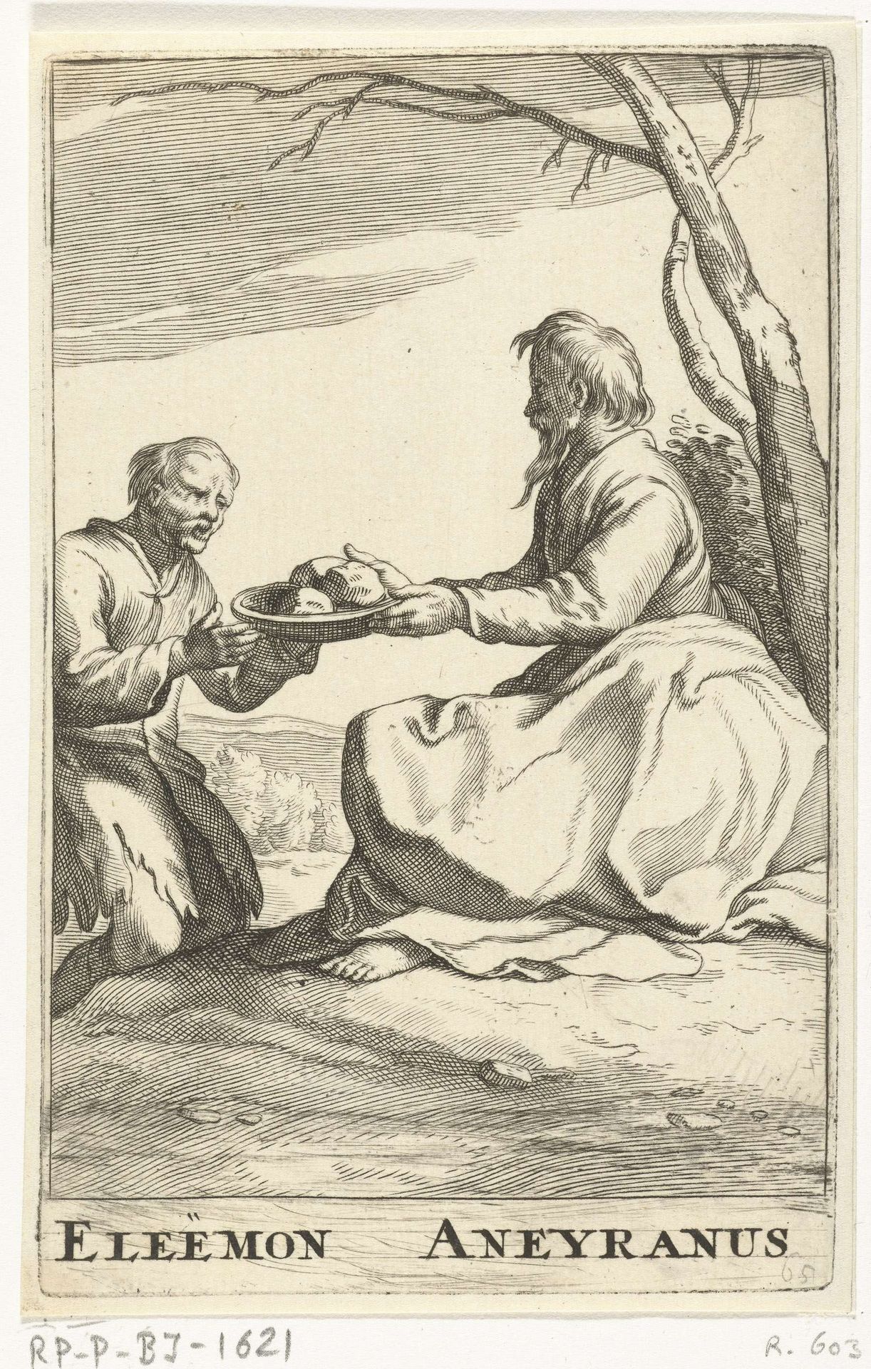 Heilige Eleëmon by Frederick Bloemaert