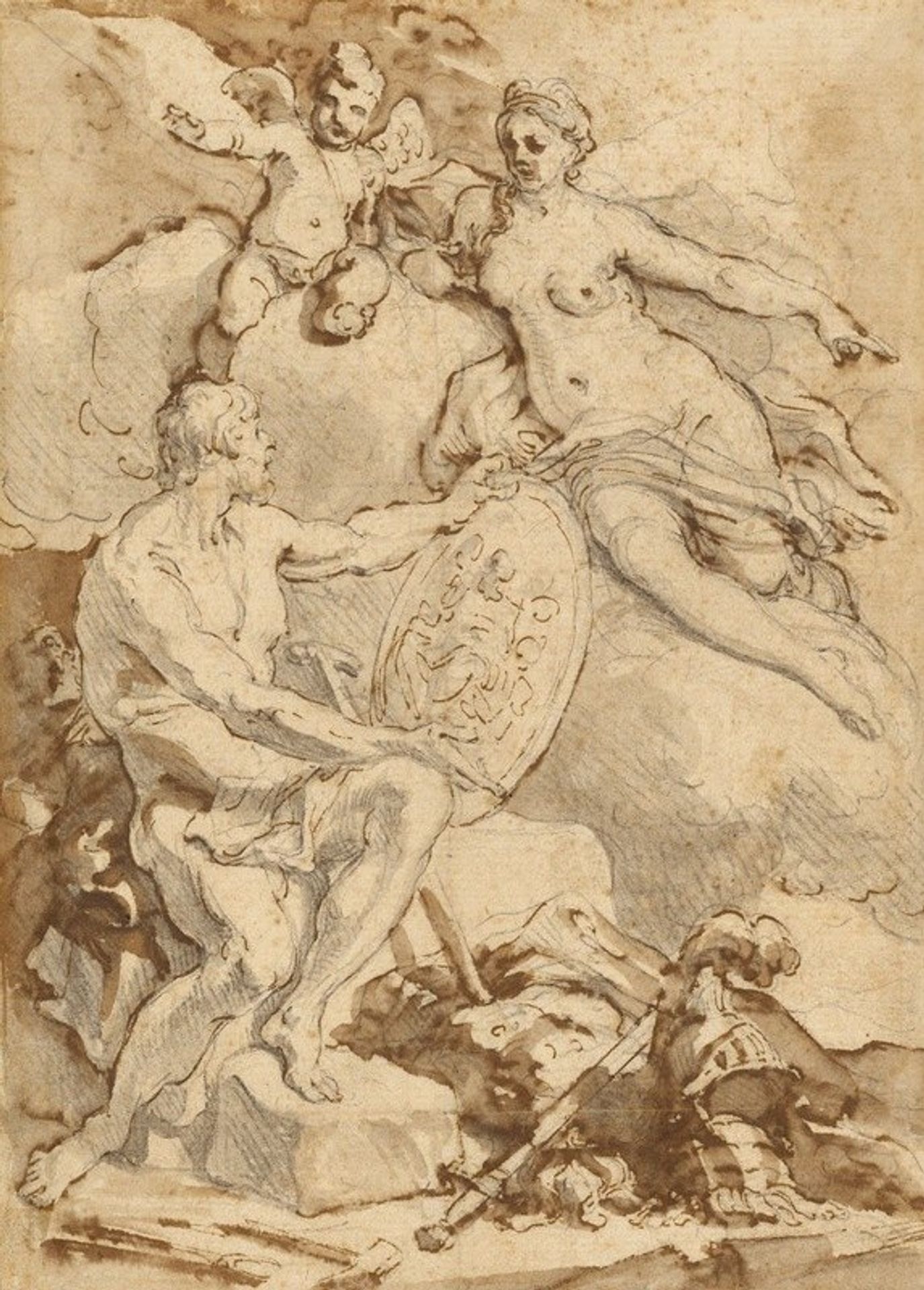 Venus Receiving from Vulcan the Arms of Aeneas by Francesco Solimena