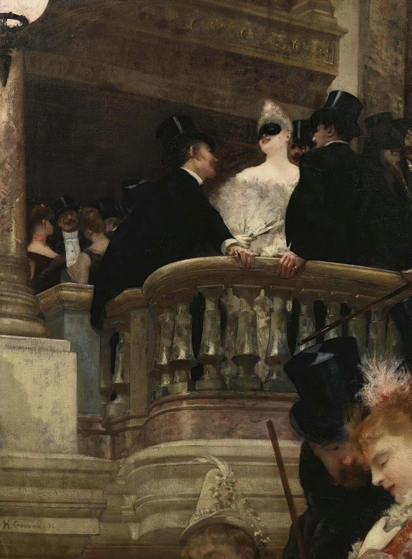Le Bal de l’Opera by Henri Gervex