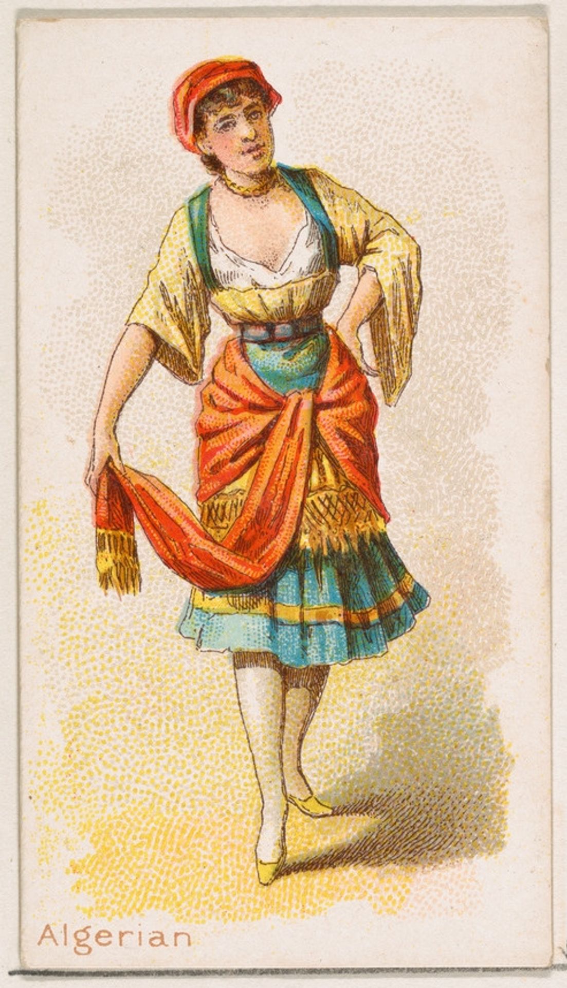 Algerian Dancer, from the Dancing Women series (N186) issued by Wm. S. Kimball & Co. by William S. Kimball & Company