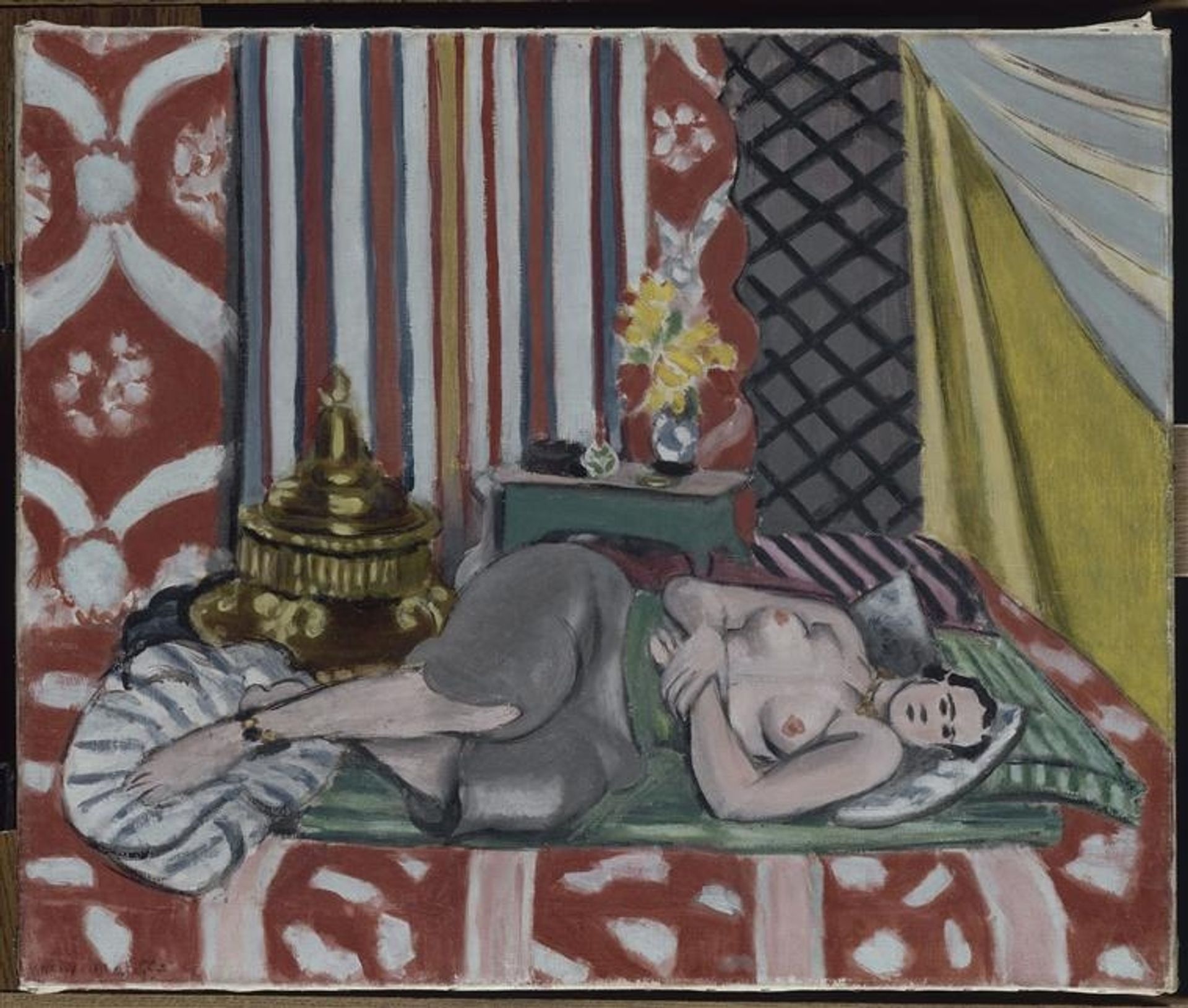 Odalisque in grey culottes by Henri Matisse