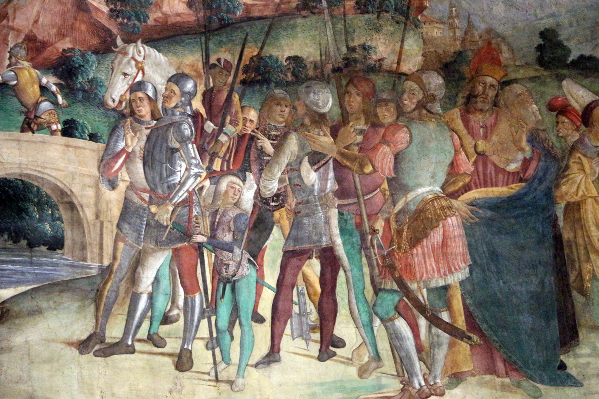 Stories of the Holy Cross by Antoniazzo Romano