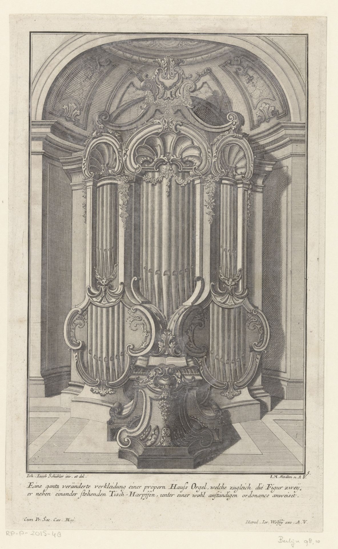 Orgel in nis by Johann Matthias Steudlin