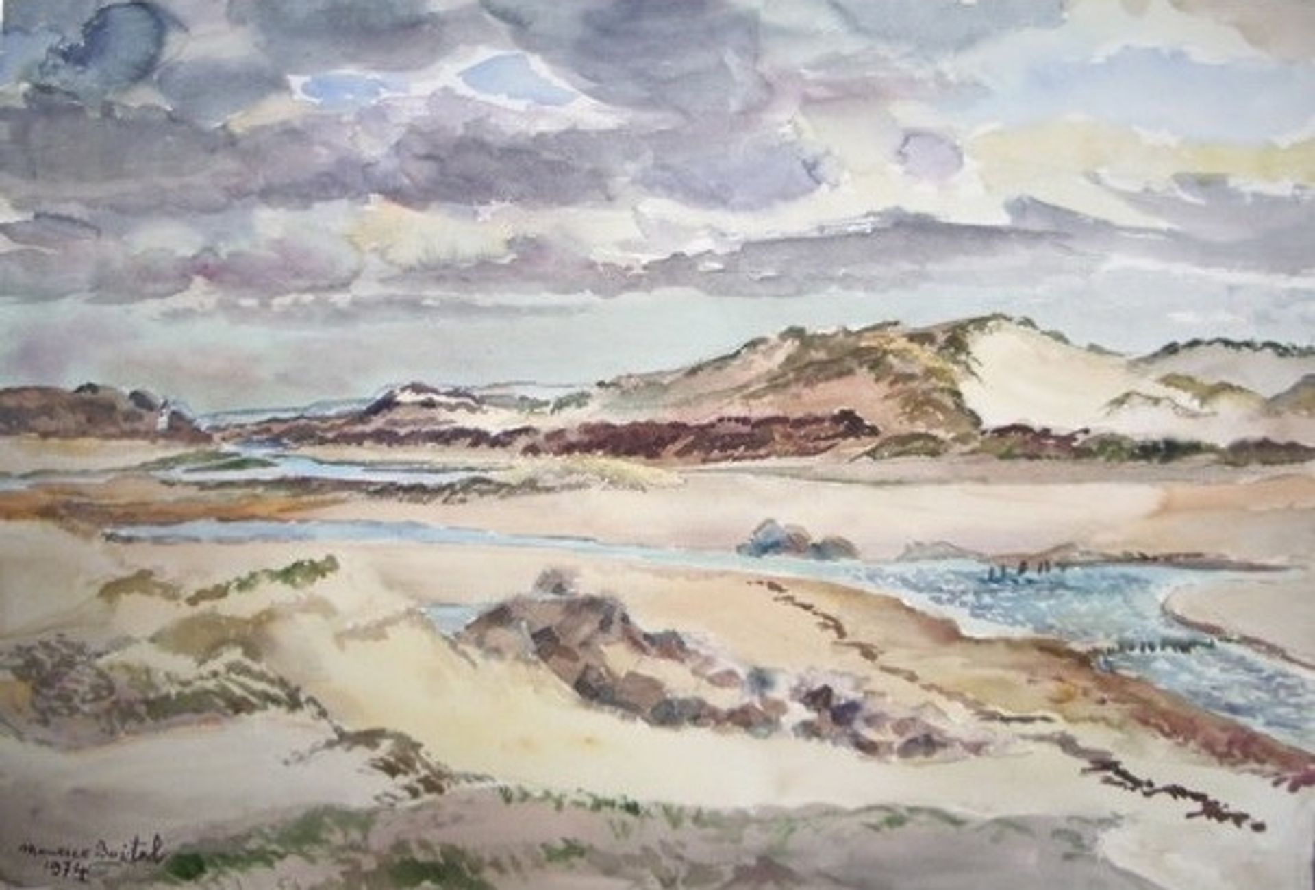 Ambleteuse Baie de la Slack by Maurice Boitel