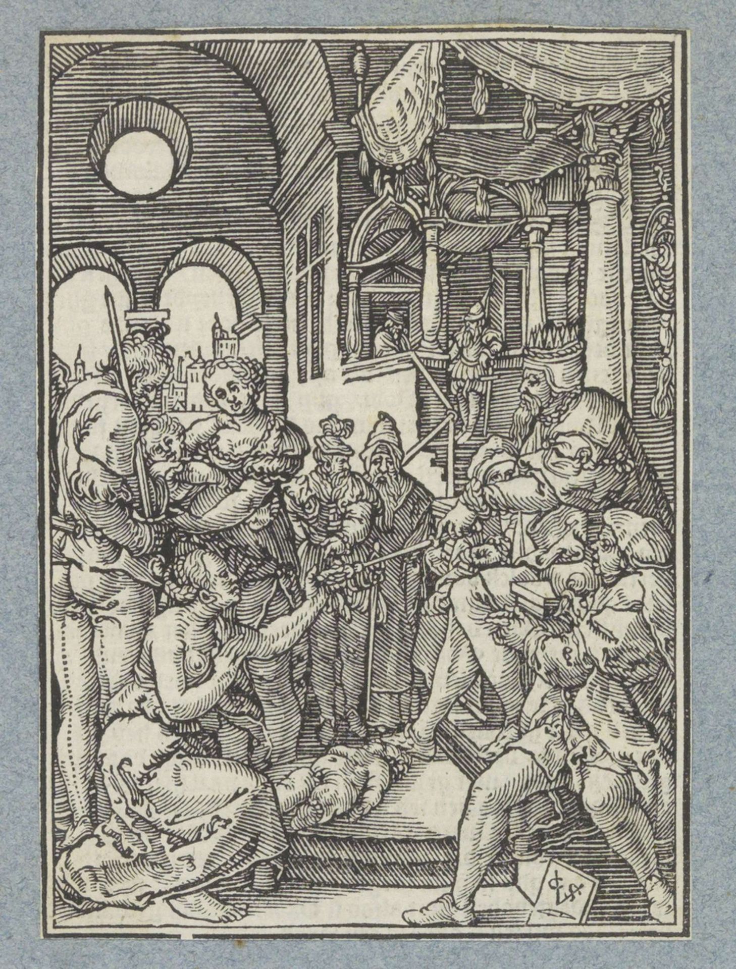 Oordeel van Salomo by Christoffel van (II) Sichem