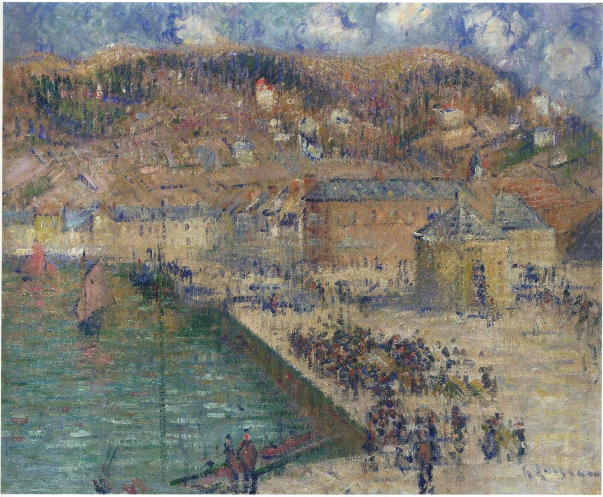 Grand Quay at Fecamp by Gustave Loiseau
