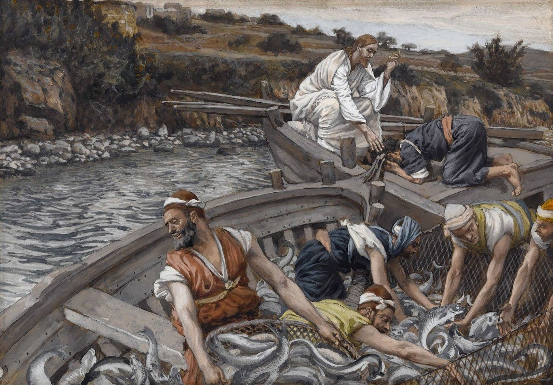 The Miraculous Draught of Fishes by James Tissot