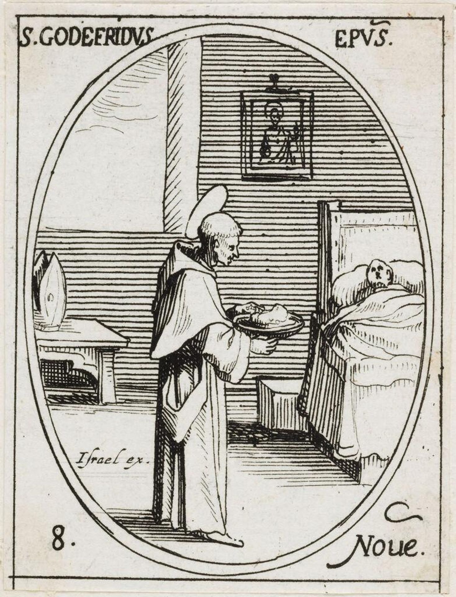 Saint Godfrey by Jacques Callot