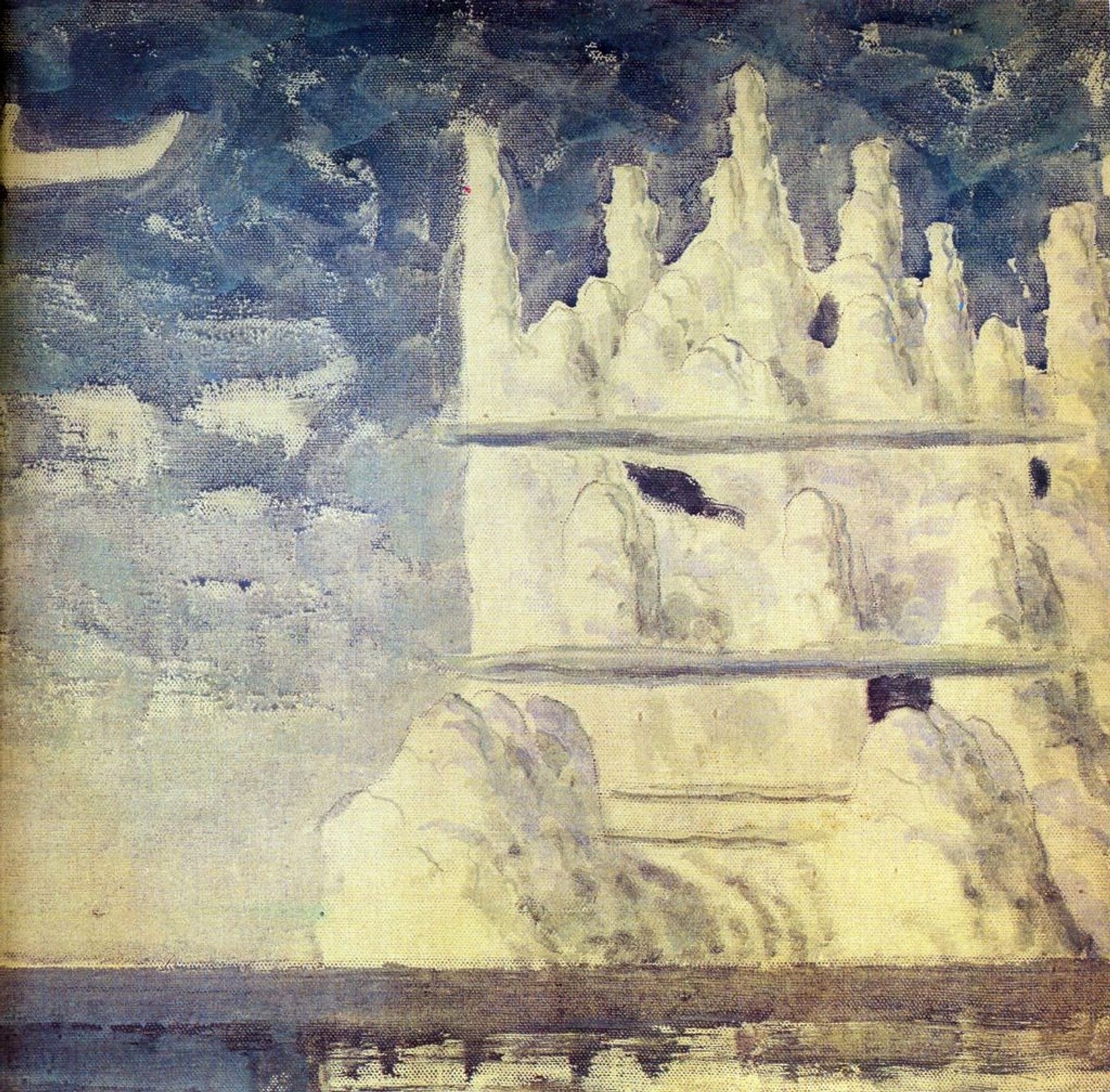 Journey of the Prince (III) by Mikalojus Konstantinas Ciurlionis