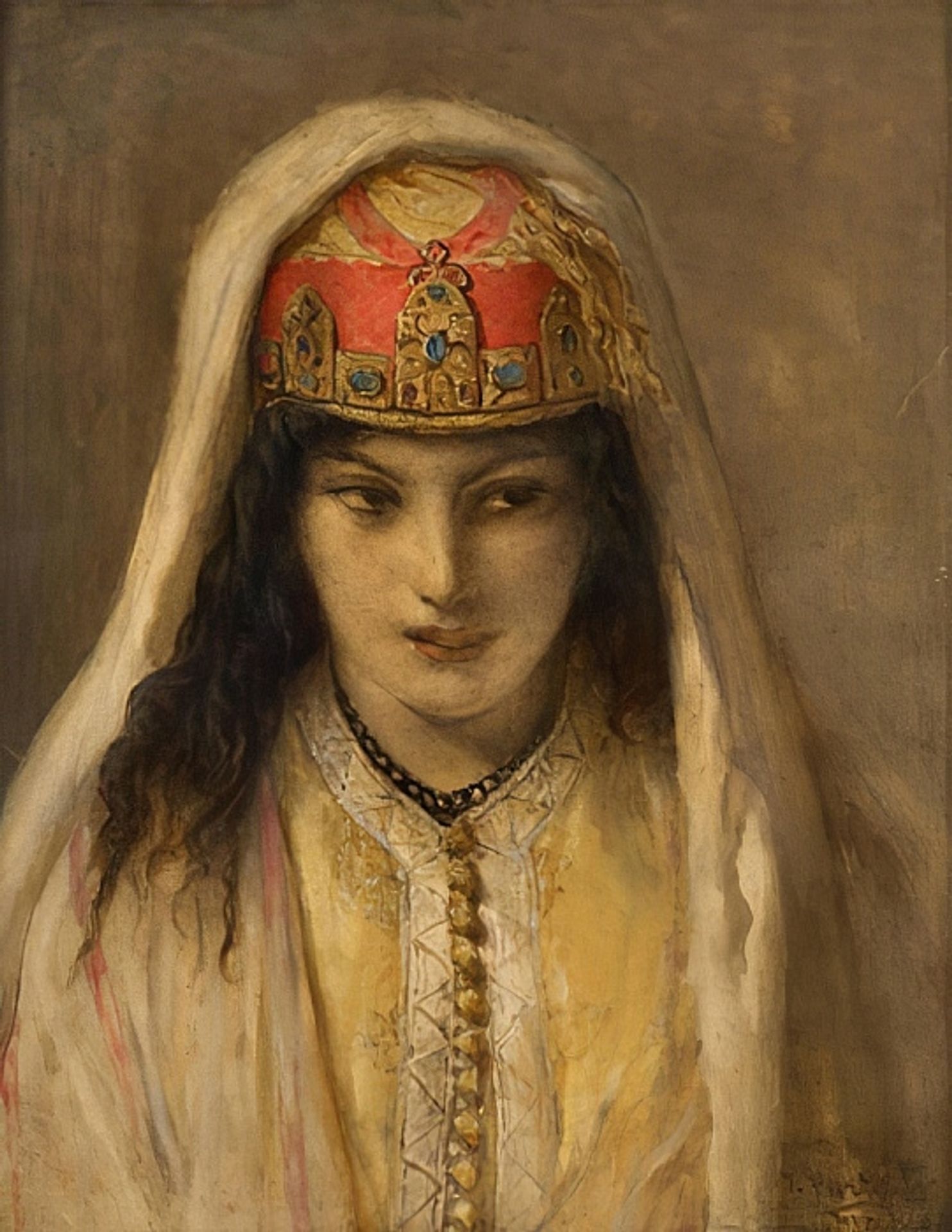 Portrait Of Young Moor by Jean-François Portaels