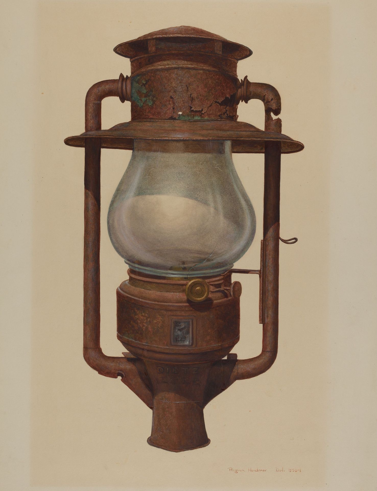 Street Post Lamp by Regina Henderer