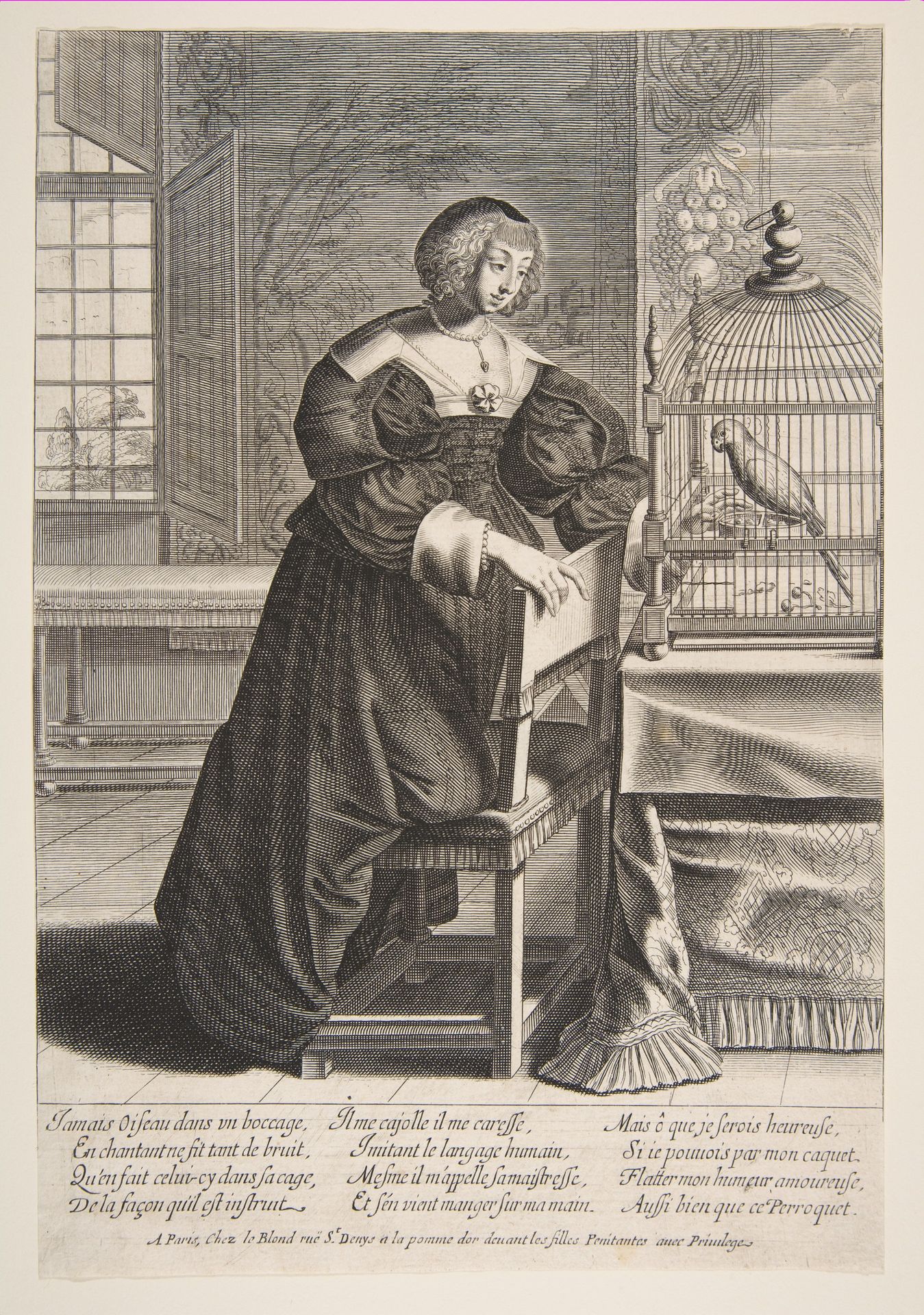 The Parrot by Abraham Bosse