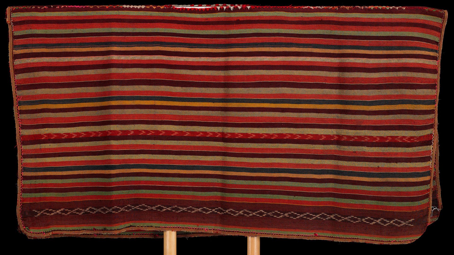 Ceremonial punchu (poncho) by Quechua