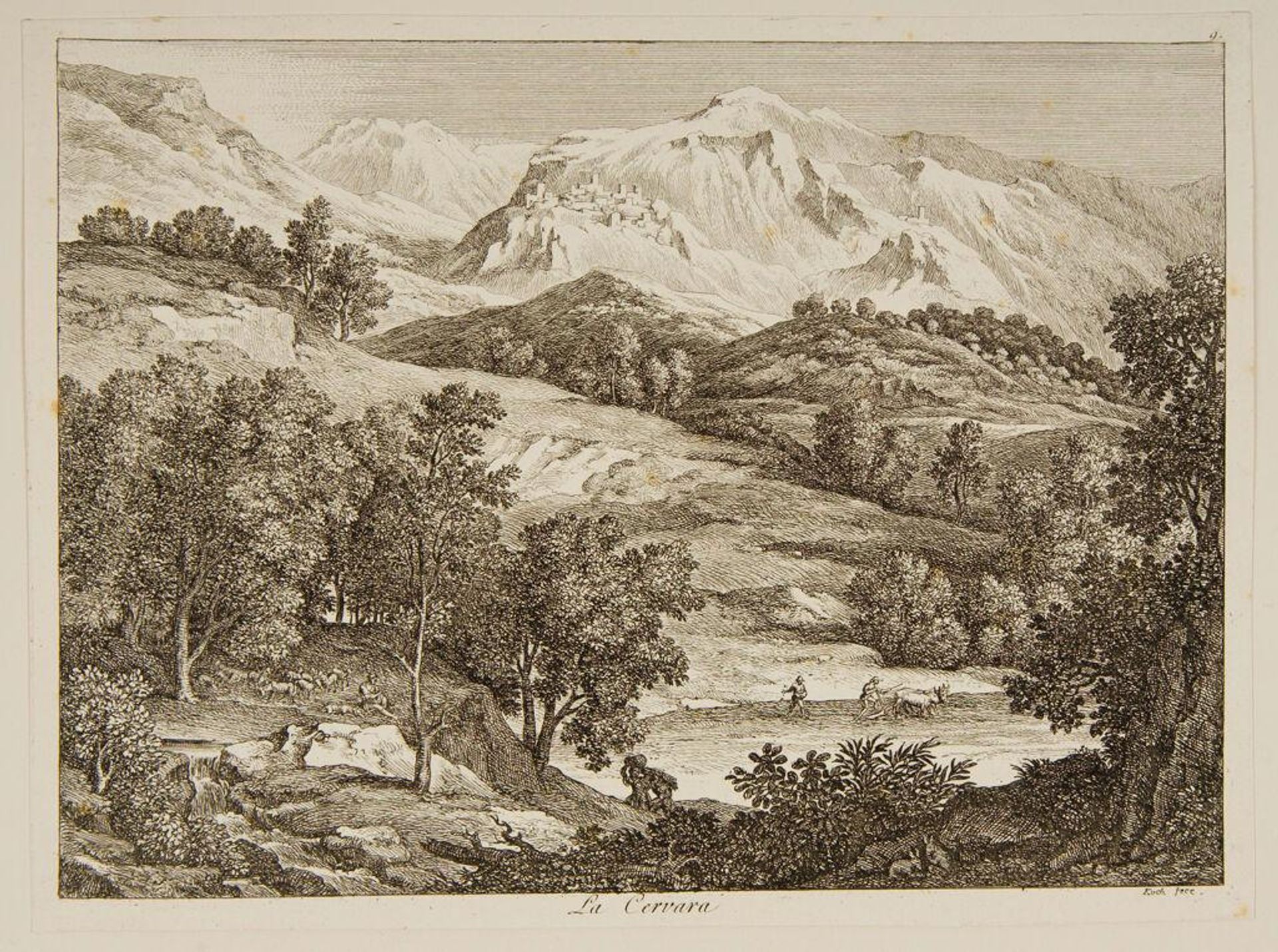 La Cervara by Joseph Anton Koch