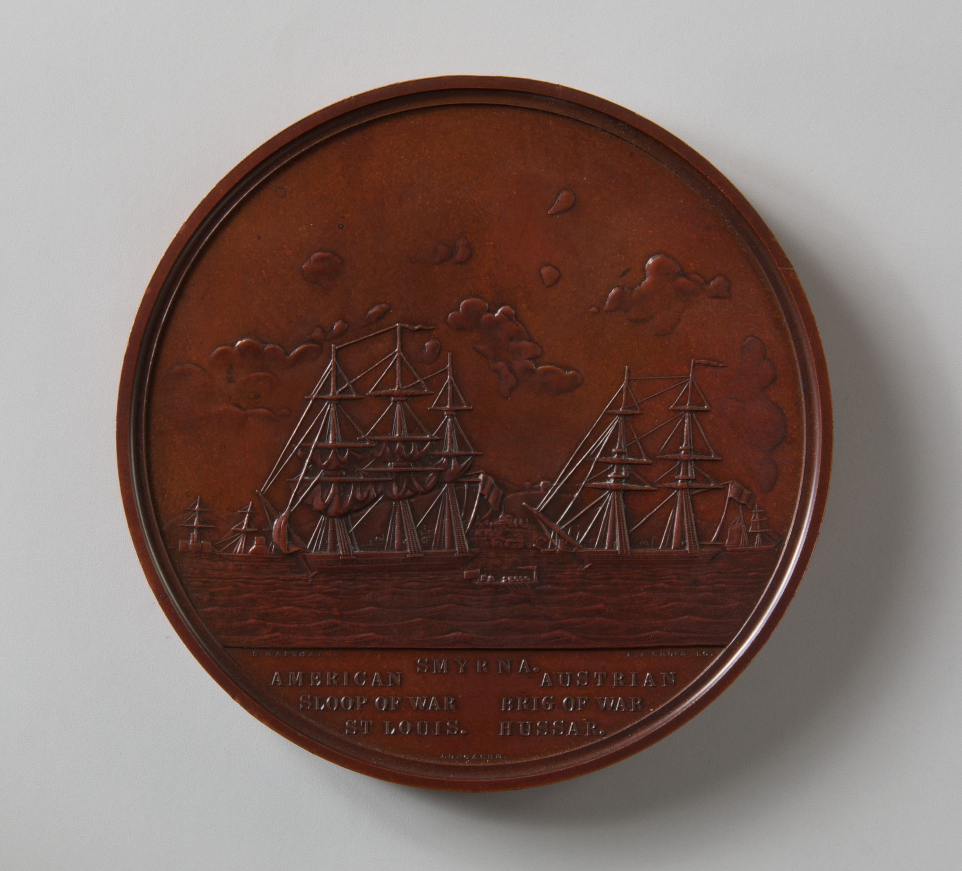 Medal to Captain Duncan N. Ingraham by Seth Eastman