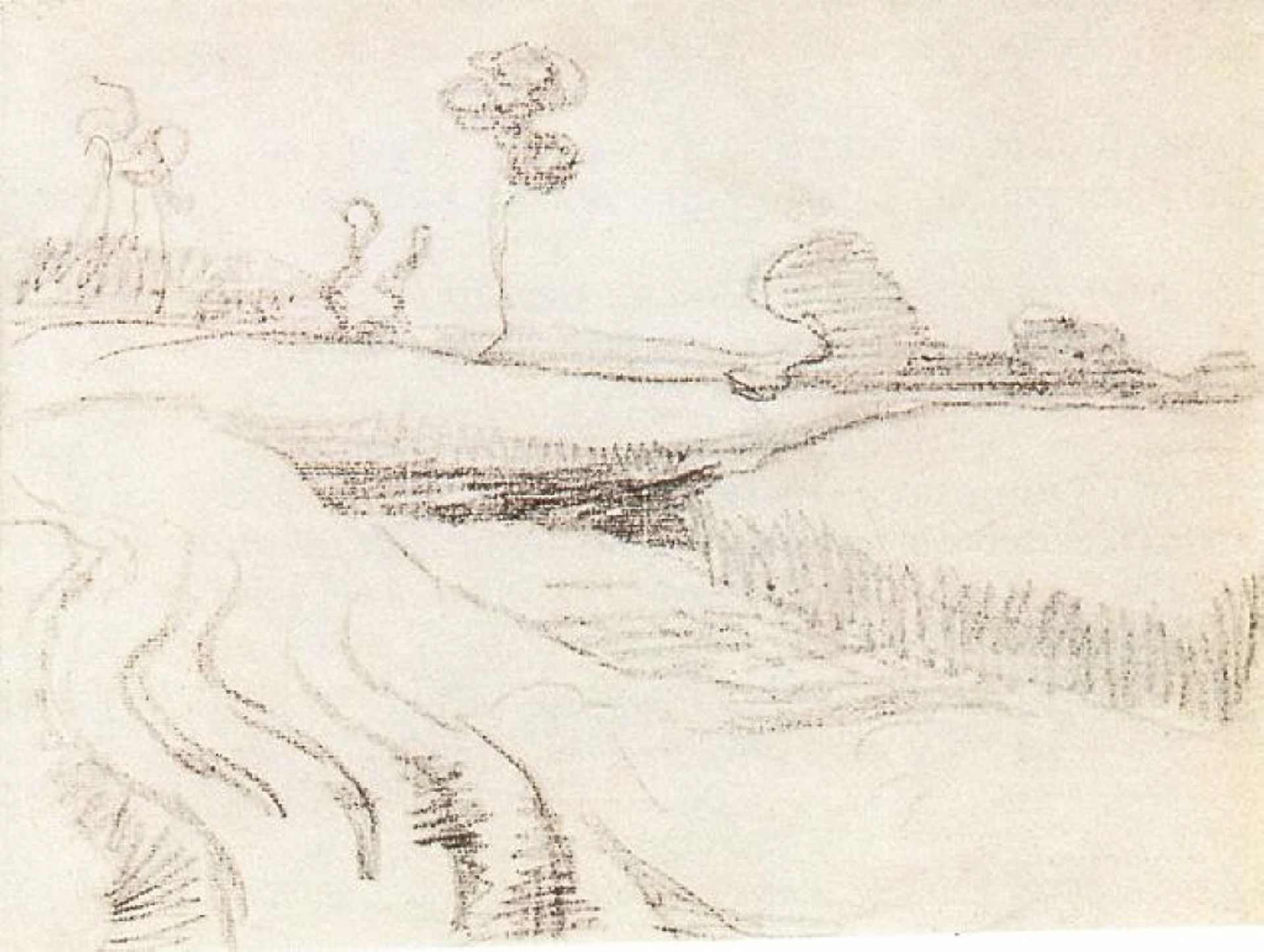 Little Stream Surrounded by Bushes by Vincent van Gogh