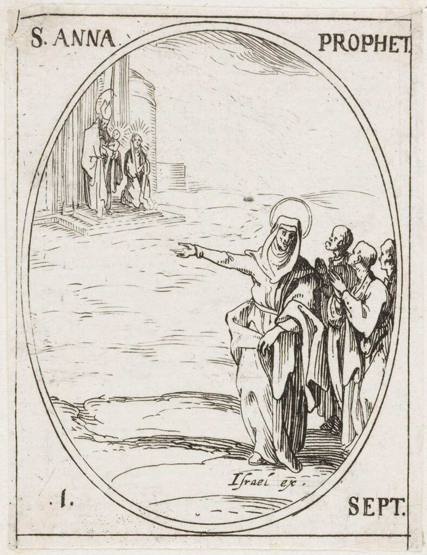Saint Anne by Jacques Callot