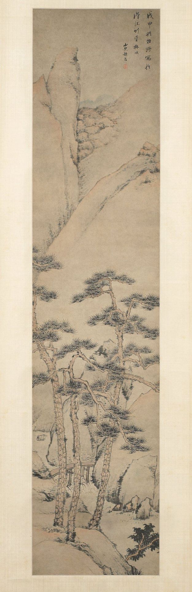 Landscape at Han River Bamboo Hall by Zhu Chang