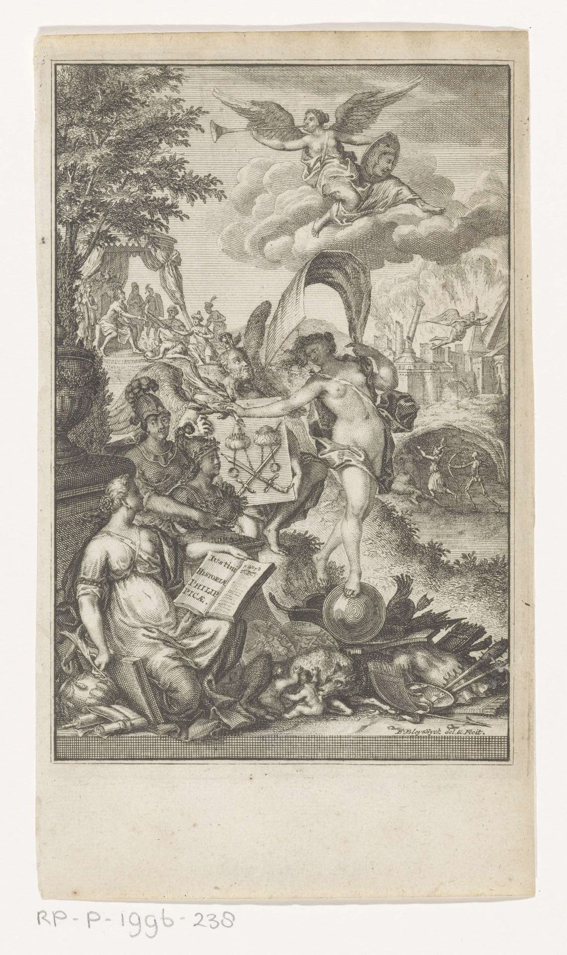 Allegorie op de overwinning op Macedonië by François van Bleyswijck