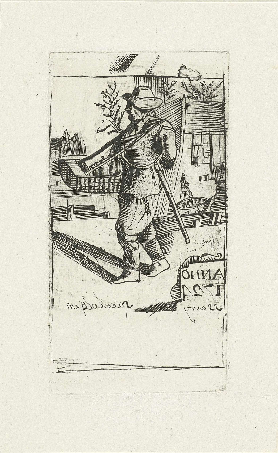 Marskramer by Claes Jansz van der Hout