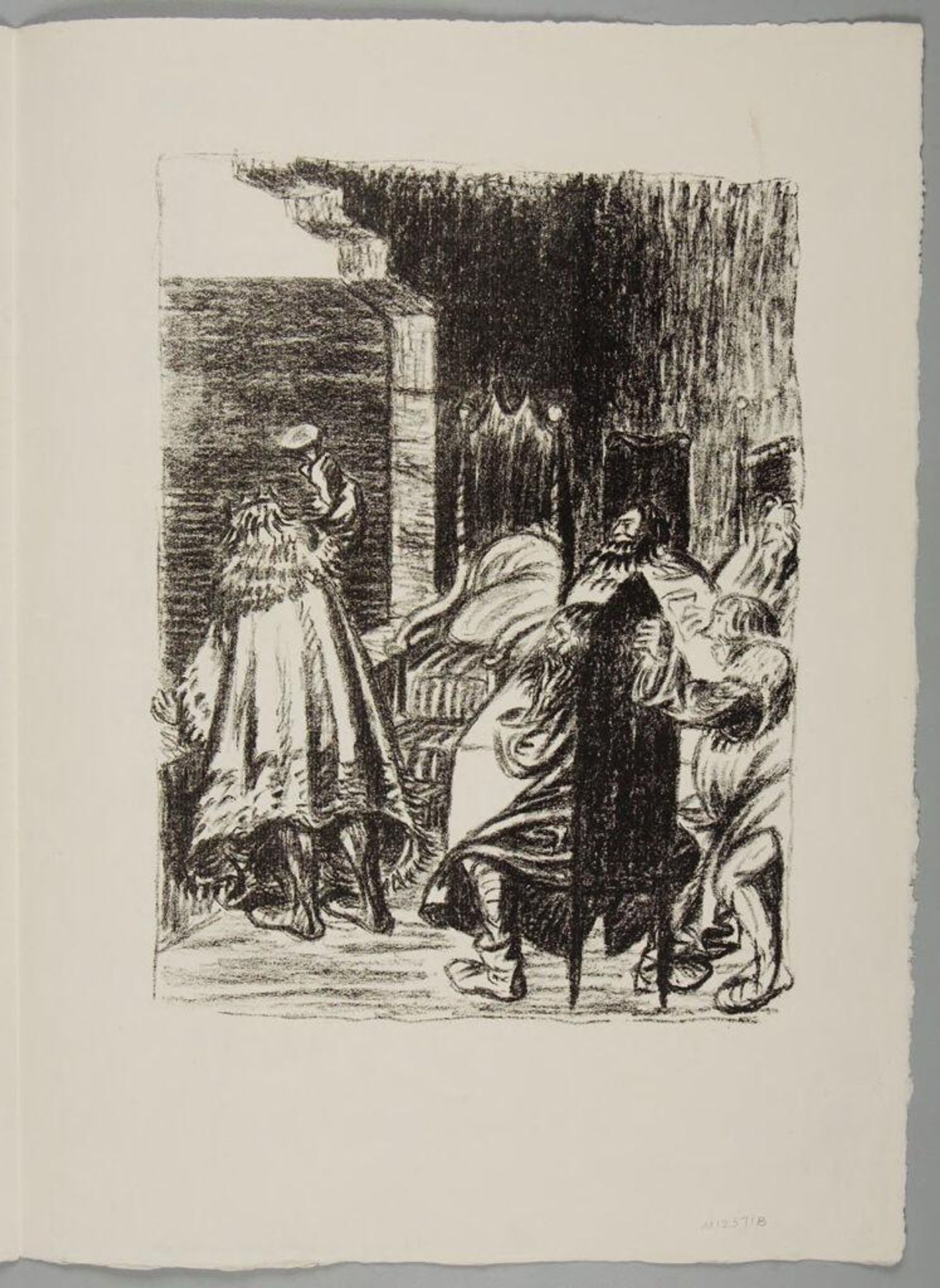The King in Thule 2 [Flings his goblet to the foam below] by Ernst Barlach