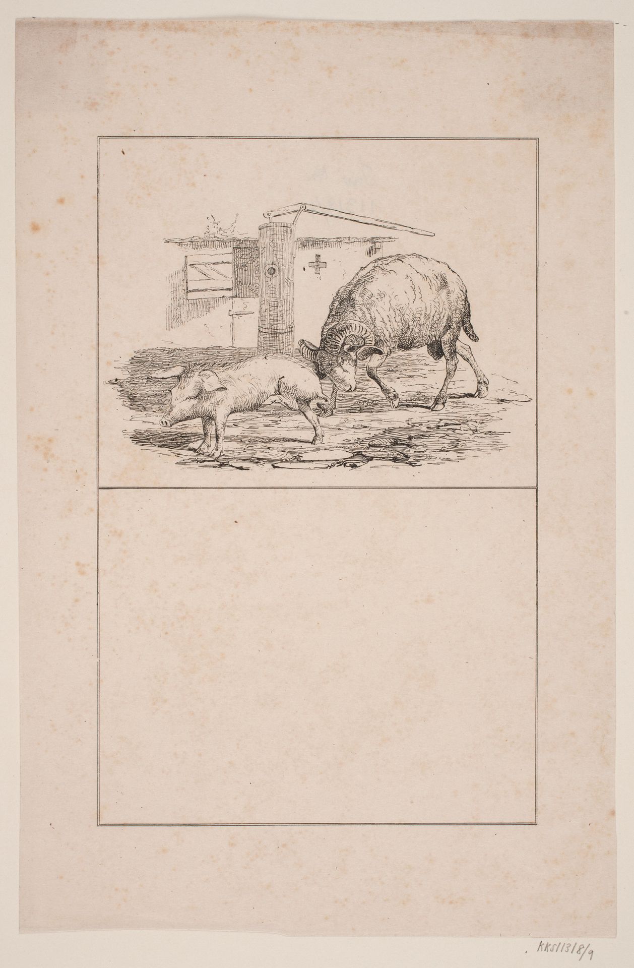 Væderen og grisen by Adolph Kittendorff