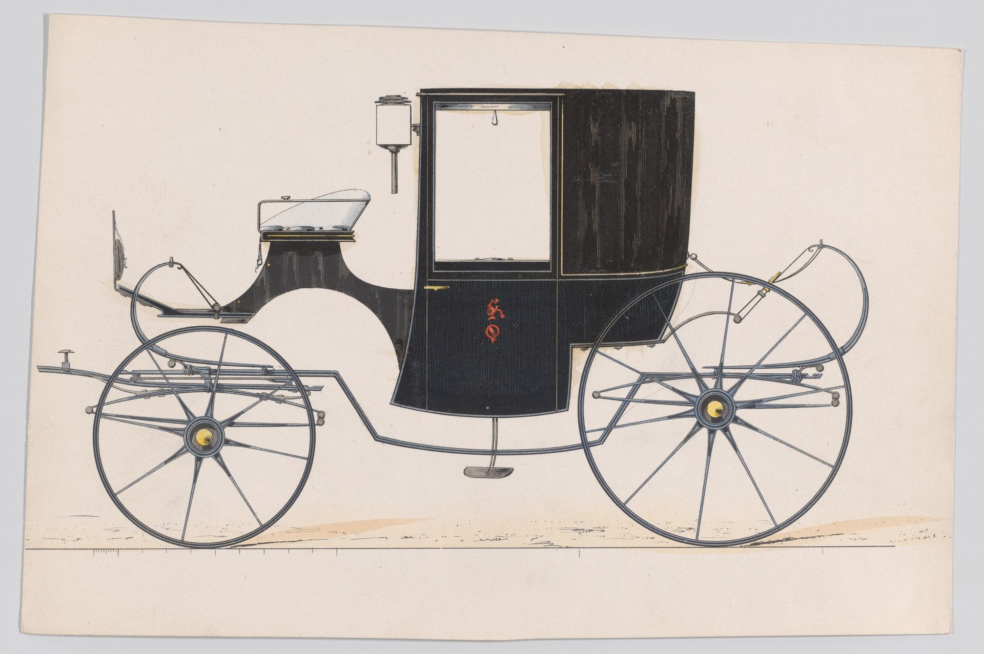Design for Brougham/D'Orsay by Anonymous