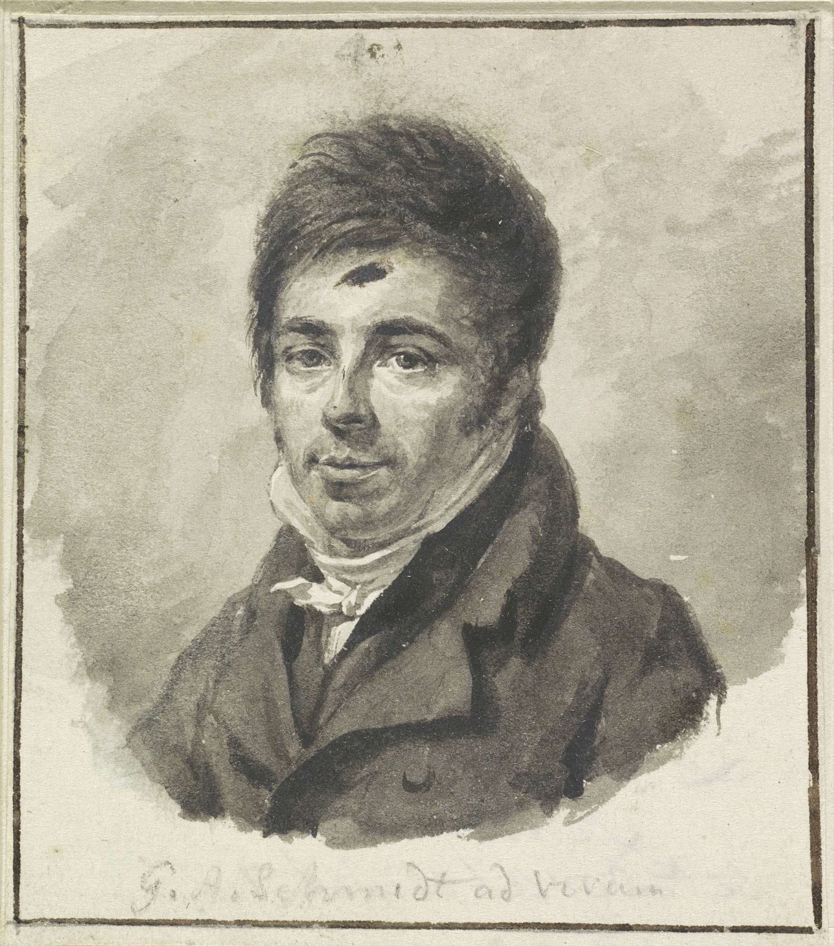 Portret van Leendert de Koningh by George Adam Schmidt