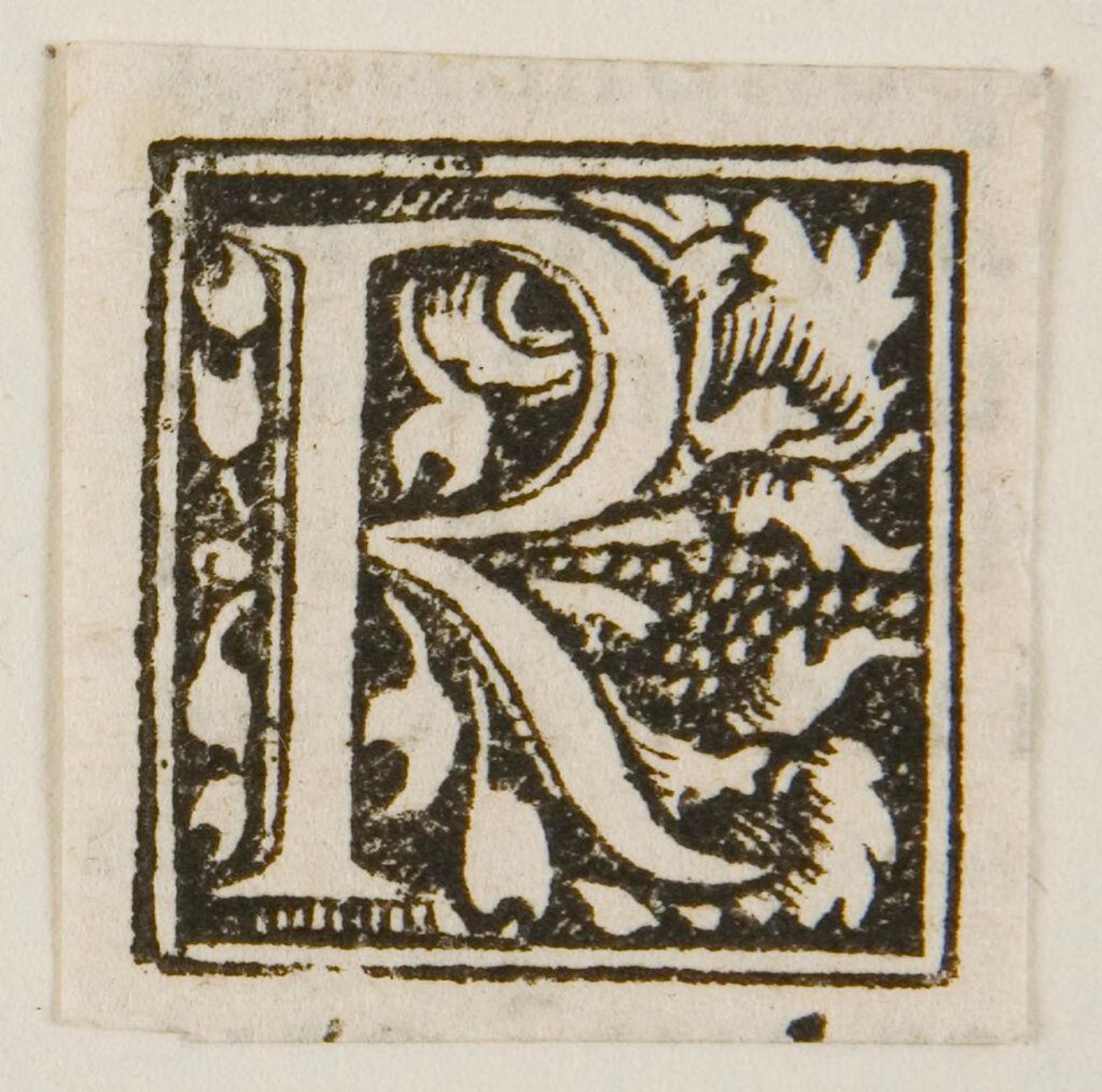 Letter R by Anonymous