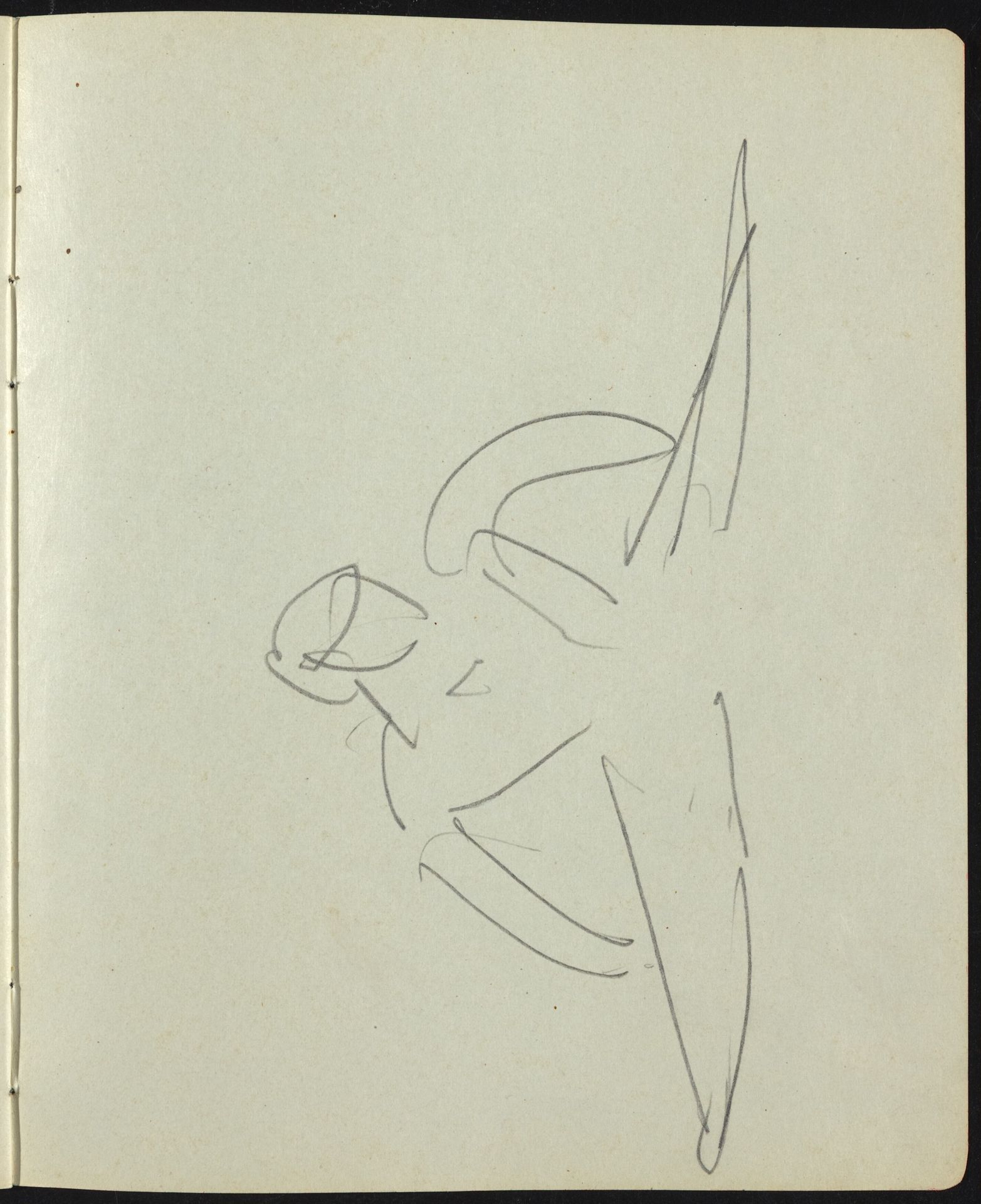 Dancers and Performers (Page from a Sketchbook) by Ernst Ludwig Kirchner