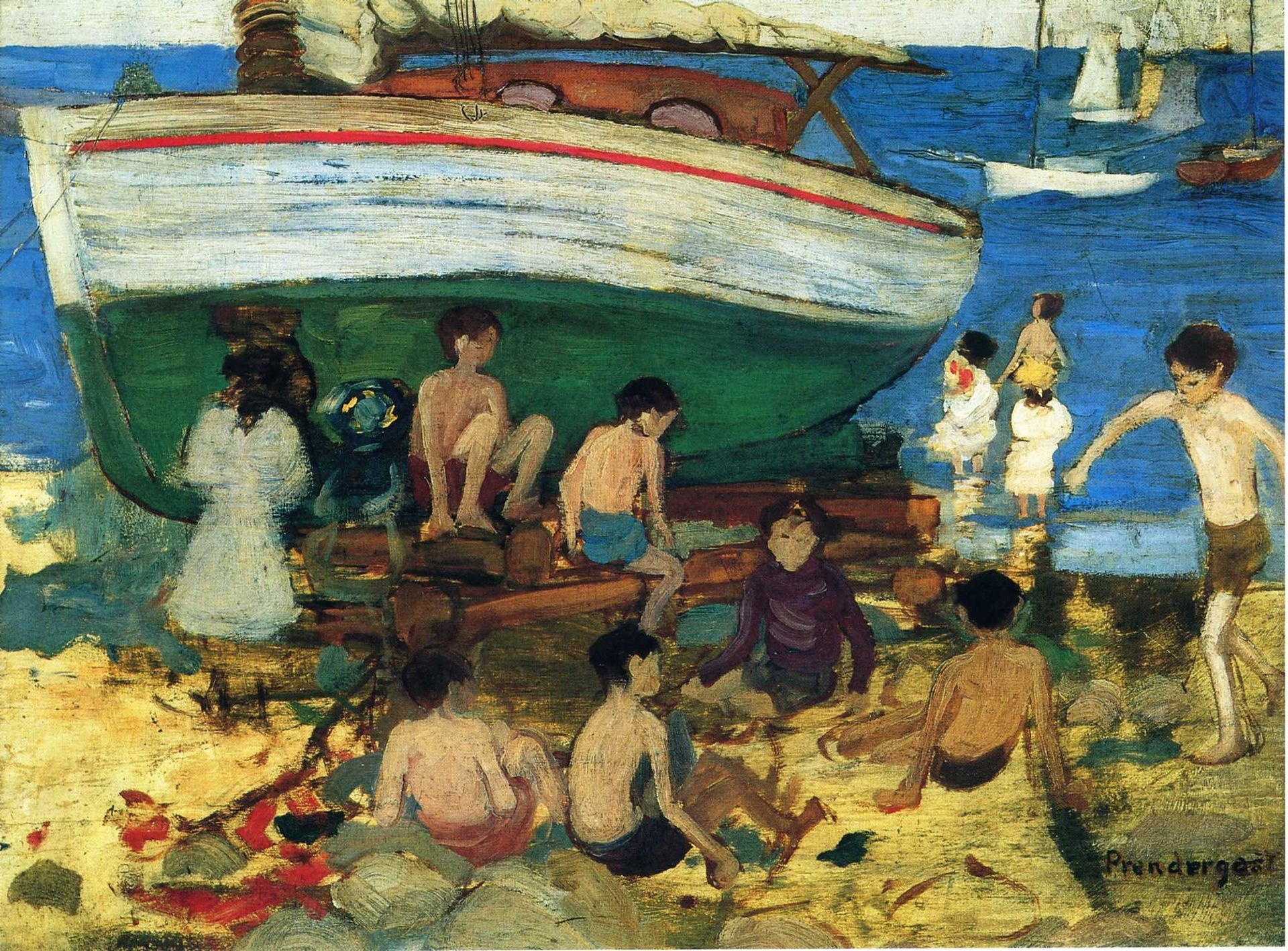 Low Tide by Maurice Prendergast