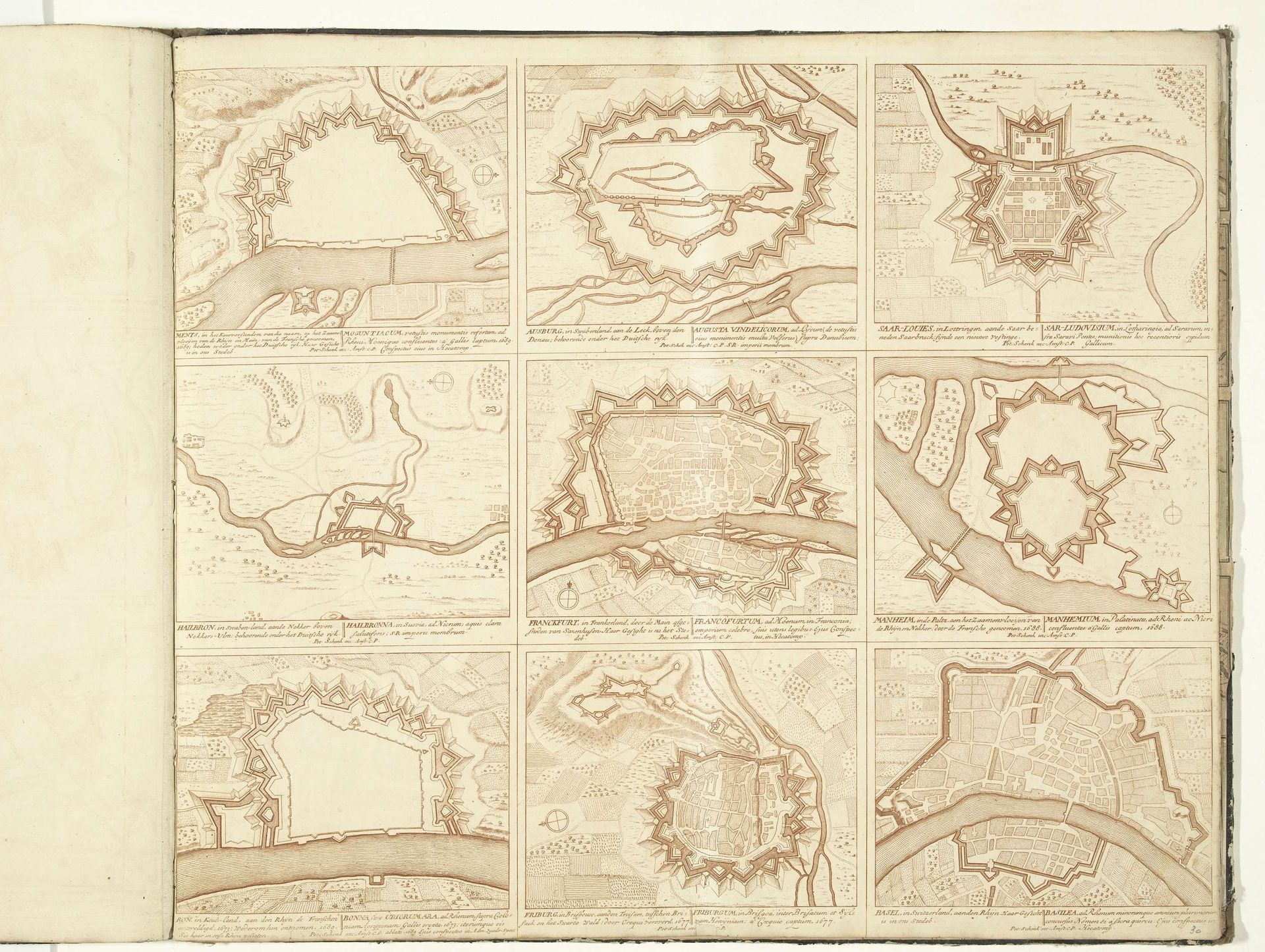 Schouwburg van den oorlog (blad XXX), ca. 1700-1710 by Pieter Schenk