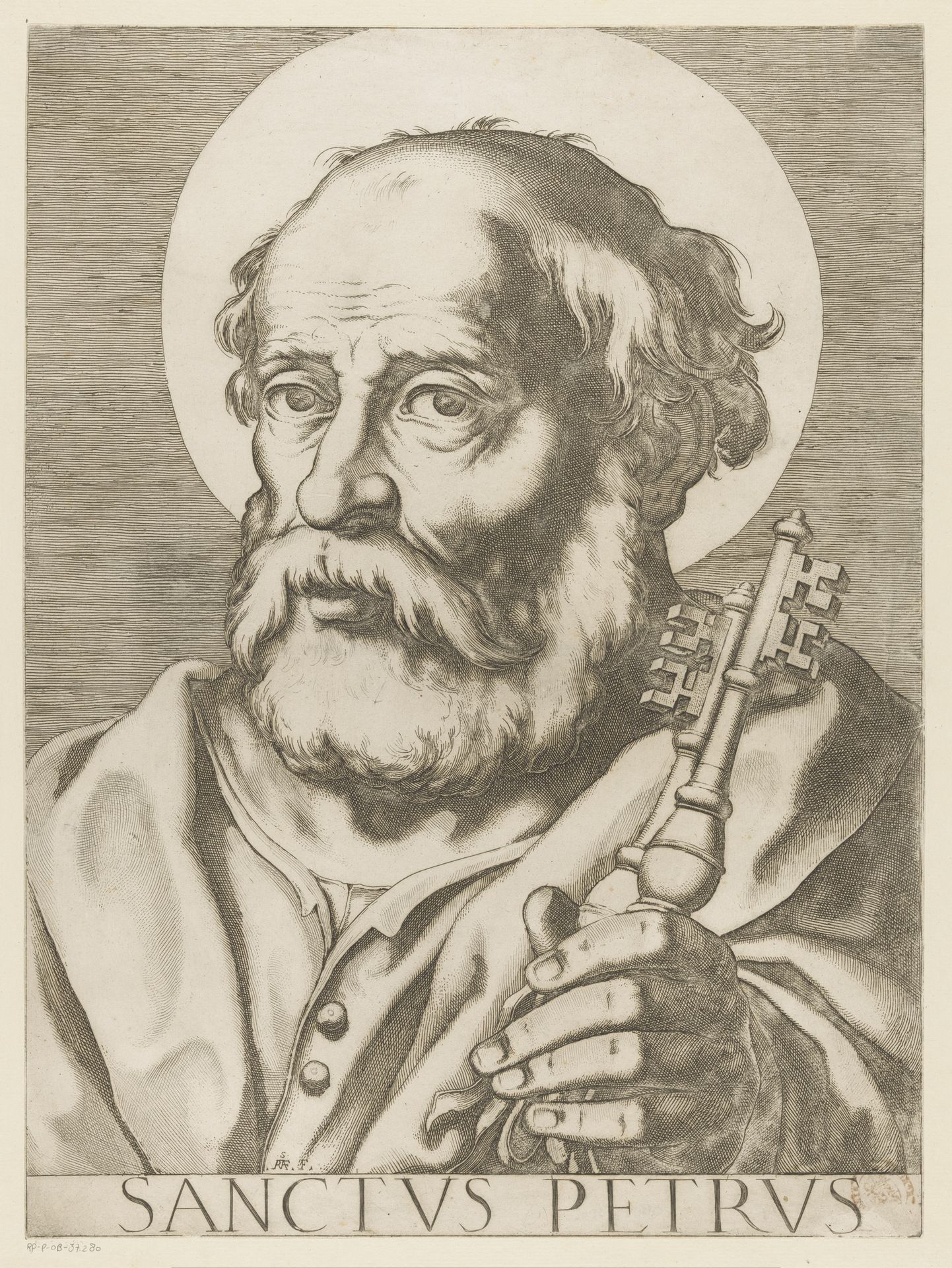 Heilige Petrus by Raffaello Schiaminossi