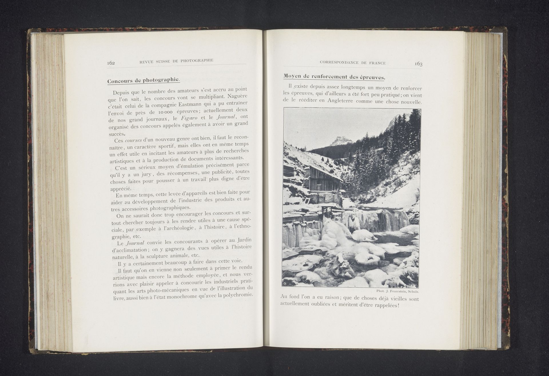 Berglandschap in de sneeuw met een hut by J. Feuerstein