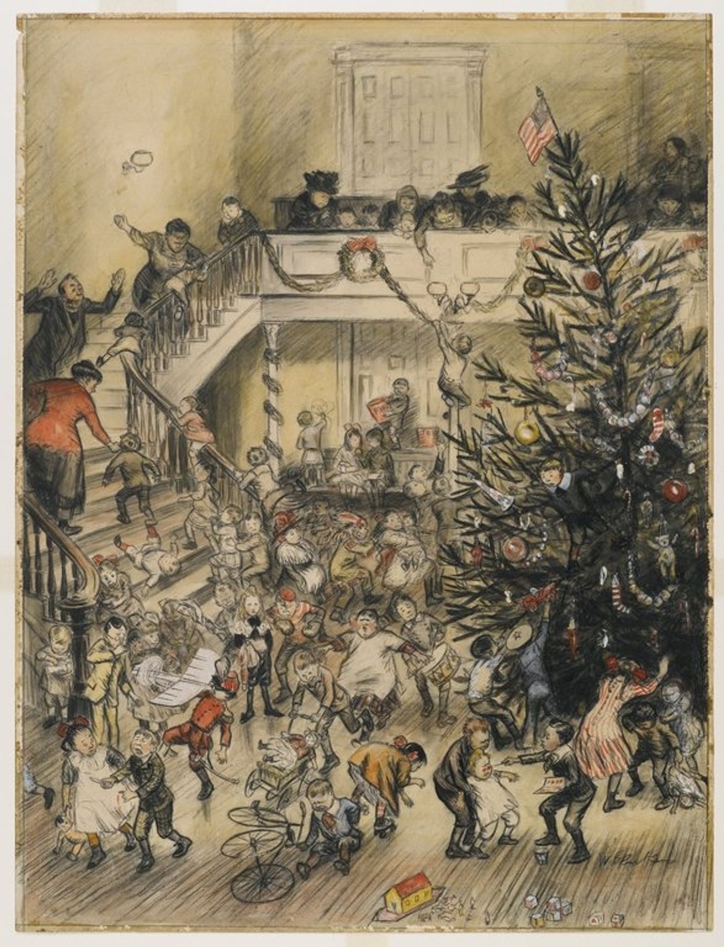 Merry Christmas by William James Glackens
