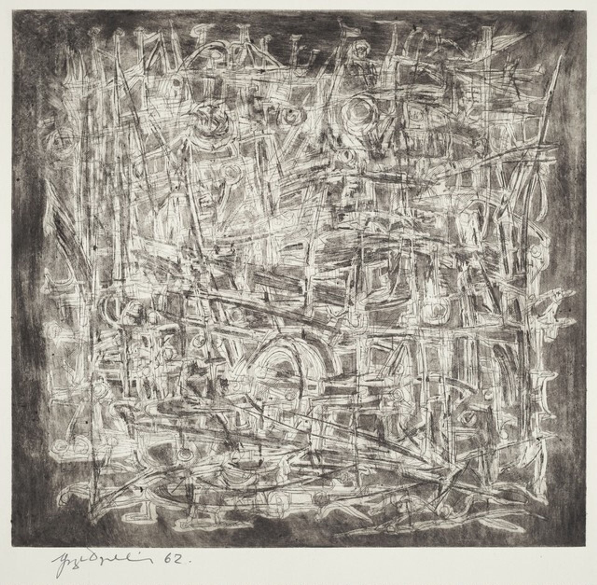 Untitled (Abstraction) by George Dergalis