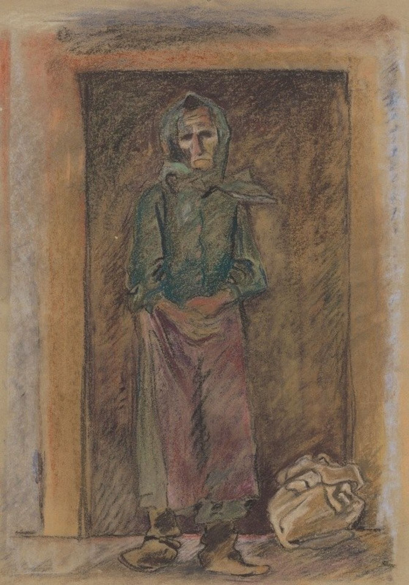 Old Woman by Arnold Peter Weisz-Kubínčan