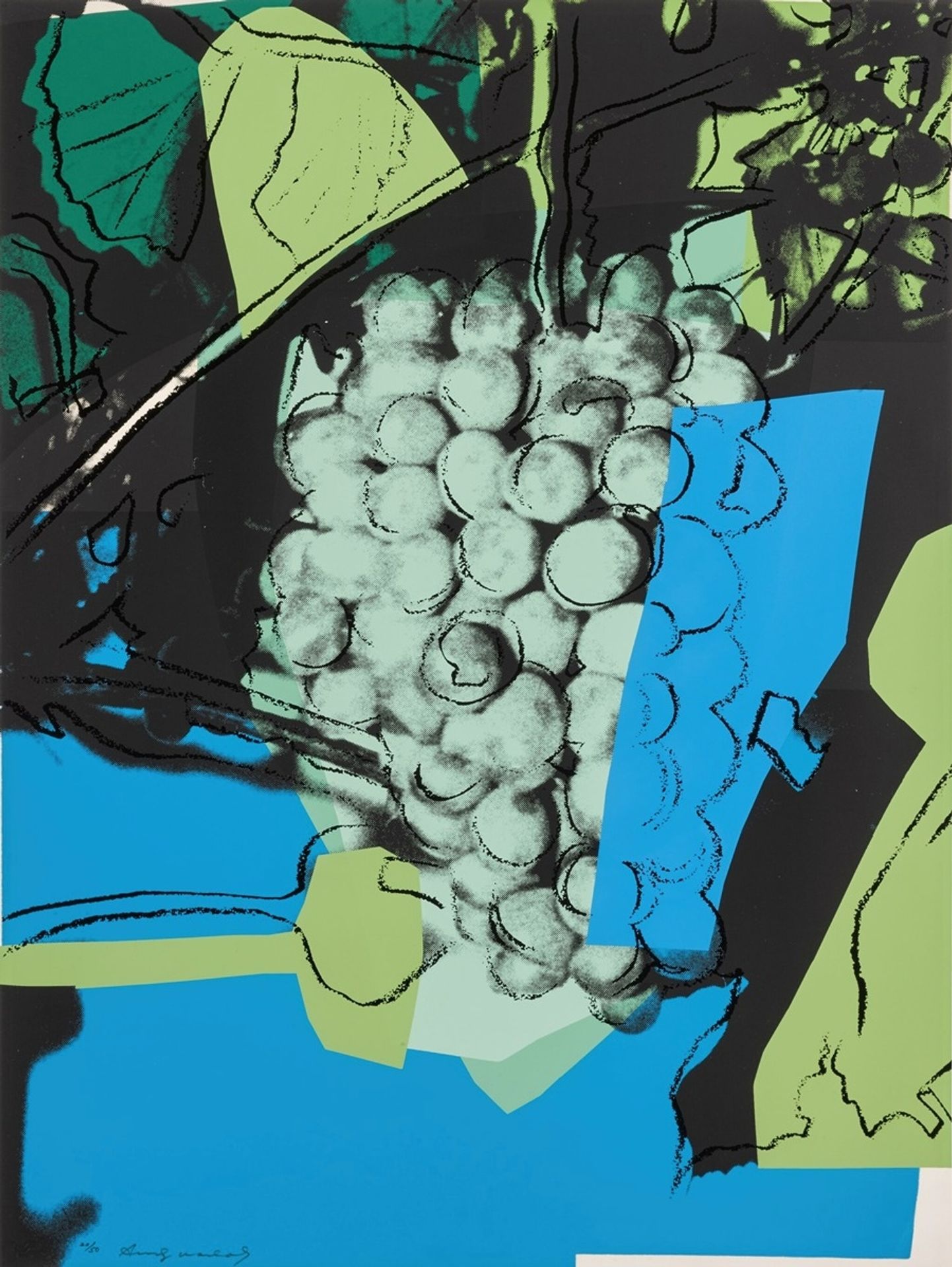 Grapes #3 by Andy Warhol