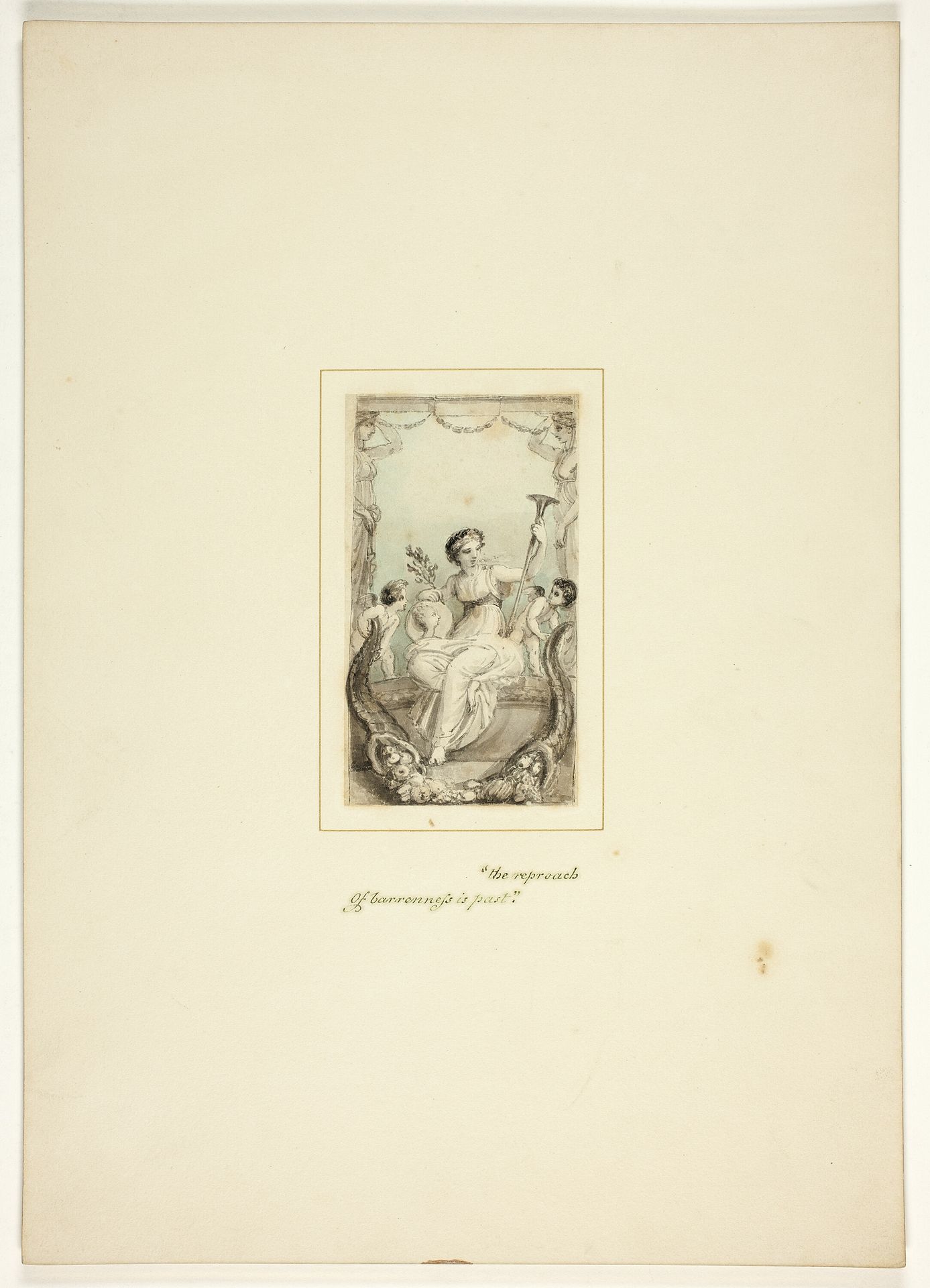 Study for a plate from The Task by Thomas Stothard