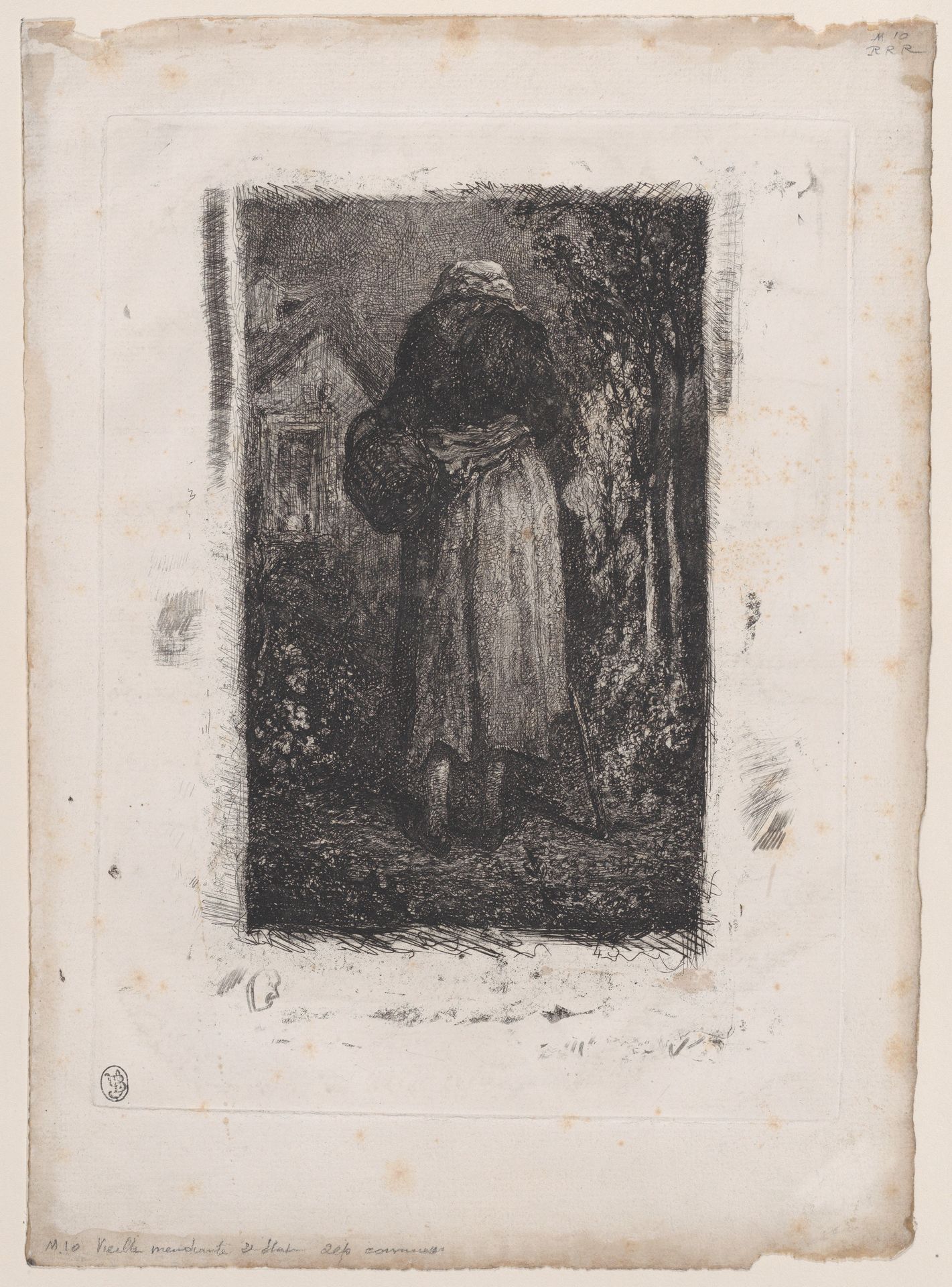 Old Beggar Woman by Alexandre-Gabriel Decamps