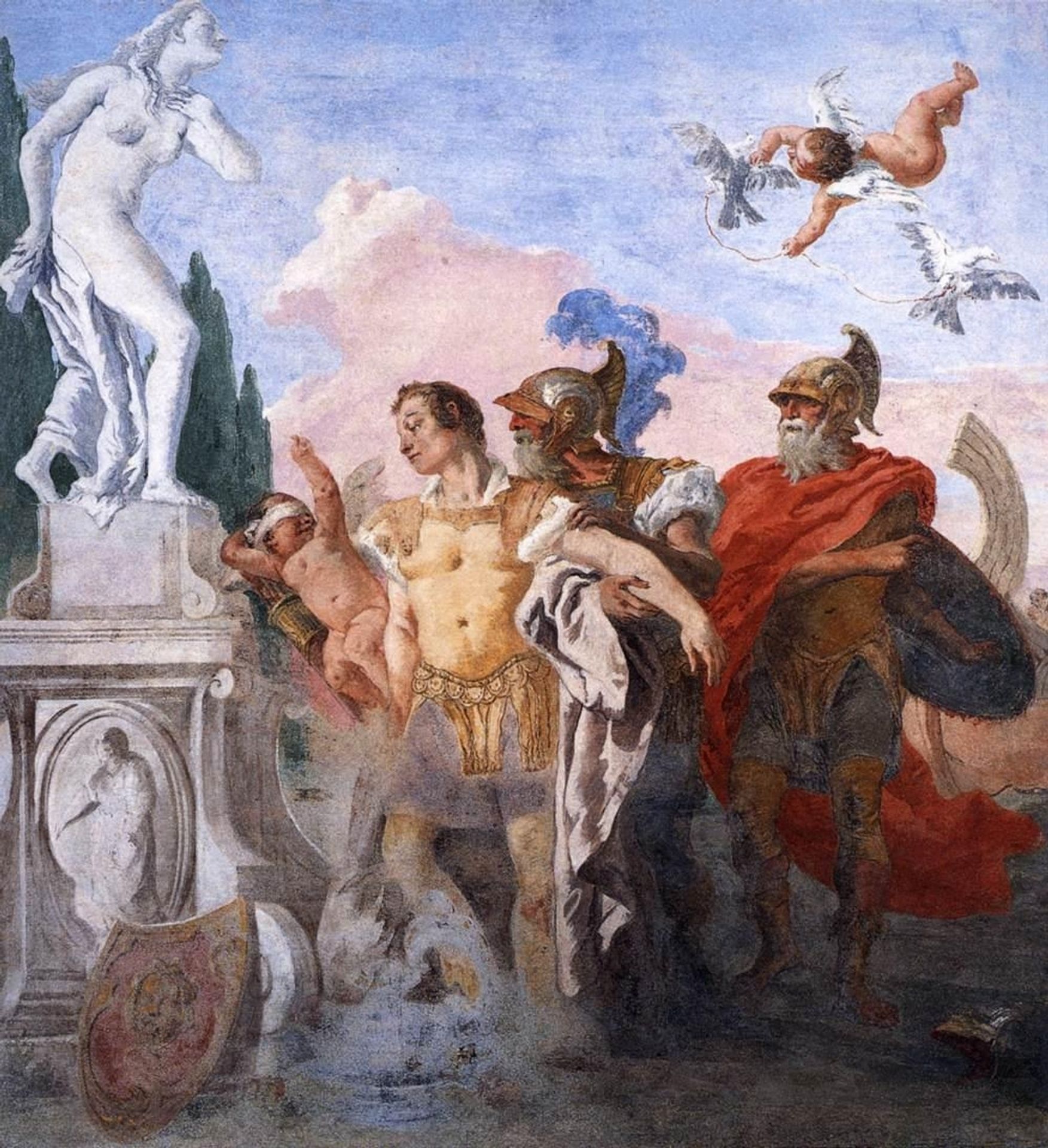 Rinaldo Leaving the Garden of Armida by Giovanni Domenico Tiepolo