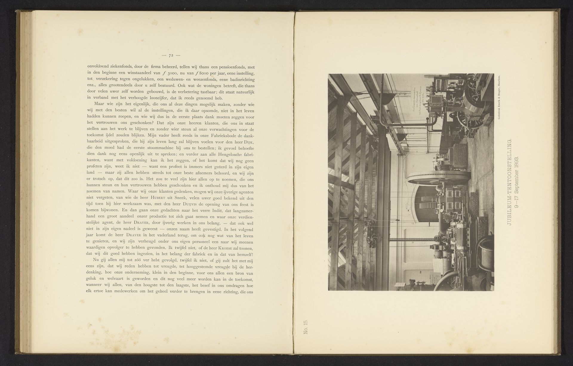 Jubileumtentoonstelling met stoomketels voor het 25-jarig bestaan van de machinefabriek van Gebroeders Stork & Co by Anonymous