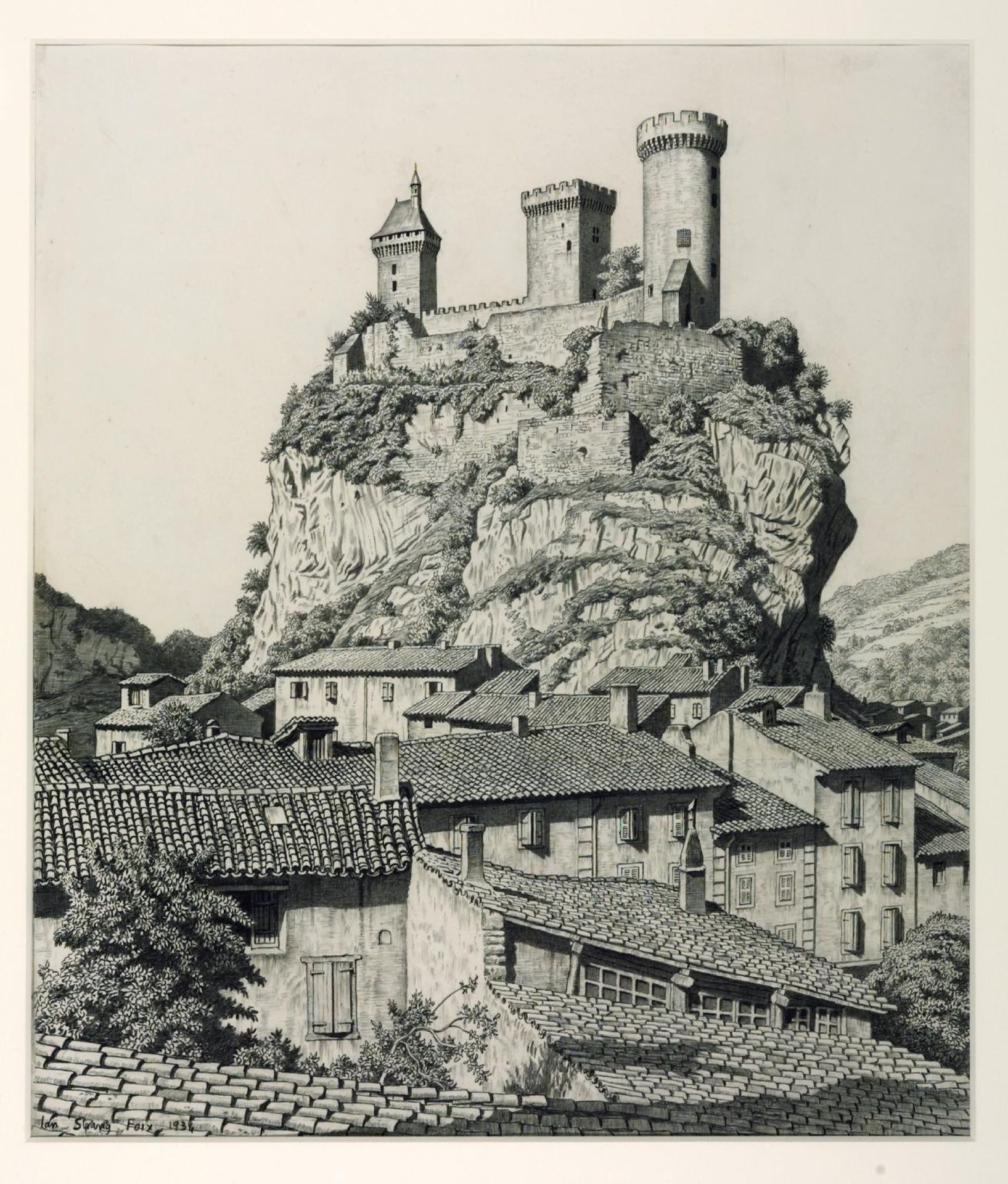 Chateau Fort, Foix by Ian Strang