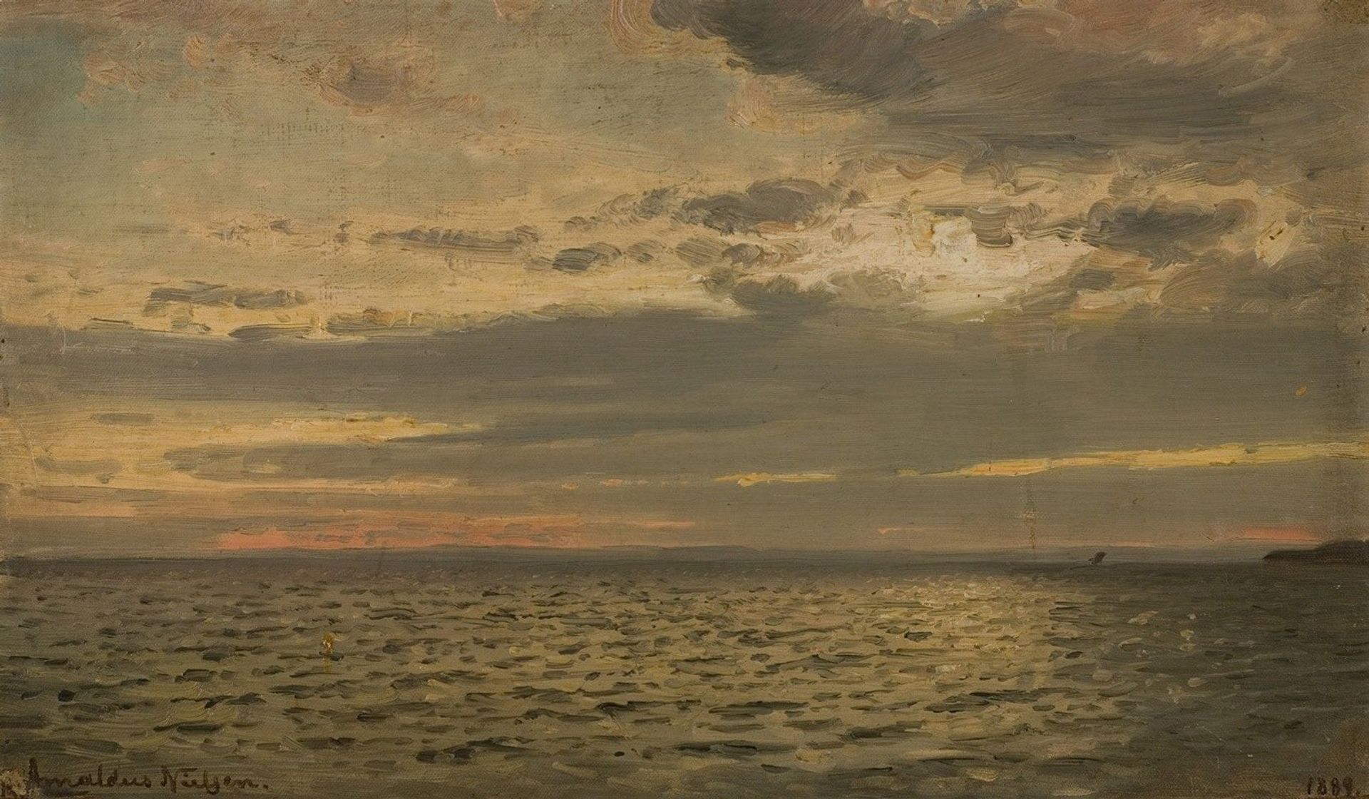 Ettermiddagsstemning by Amaldus Nielsen