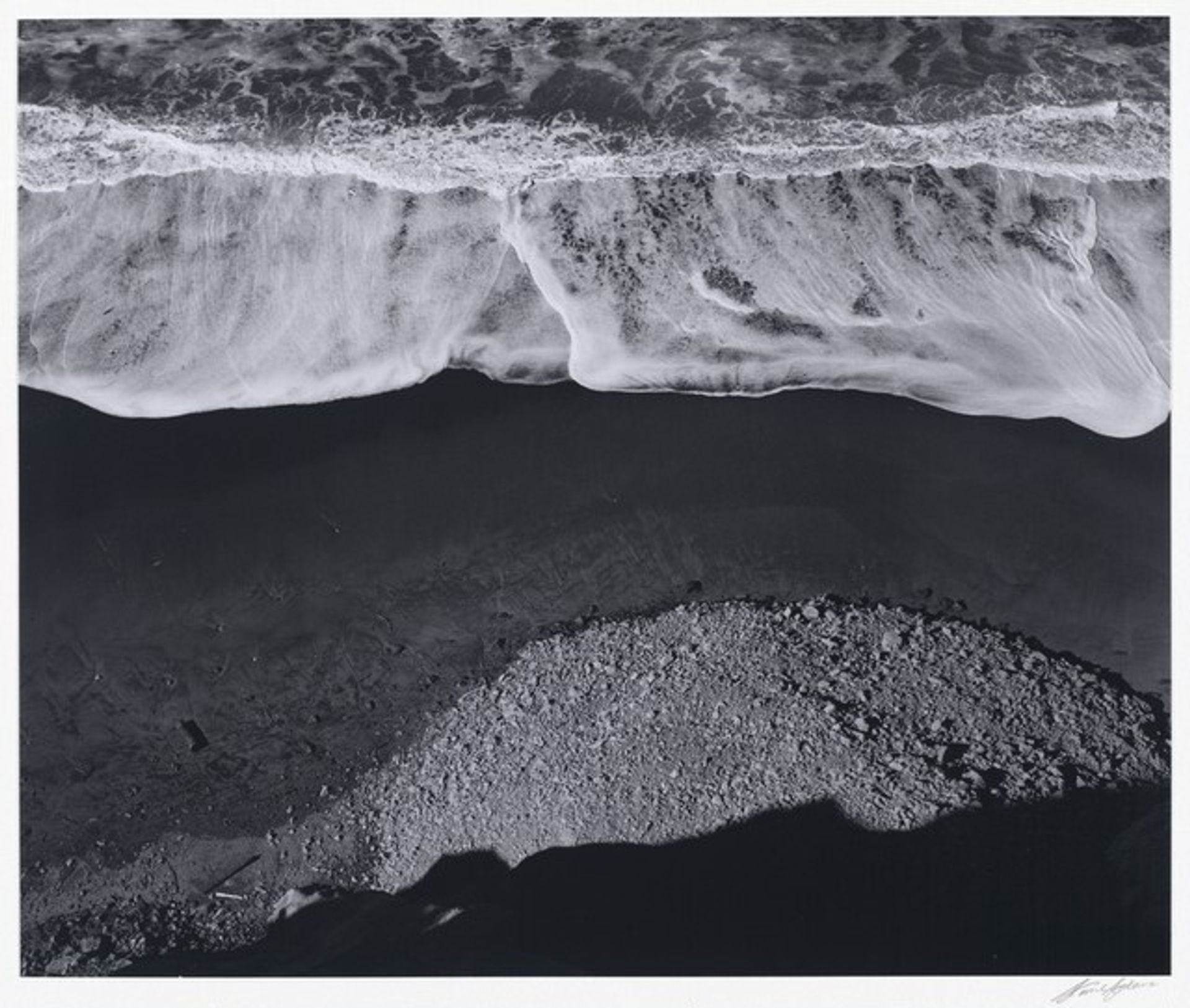 Surf Sequence 1, San Mateo County Coast, California by Ansel Adams