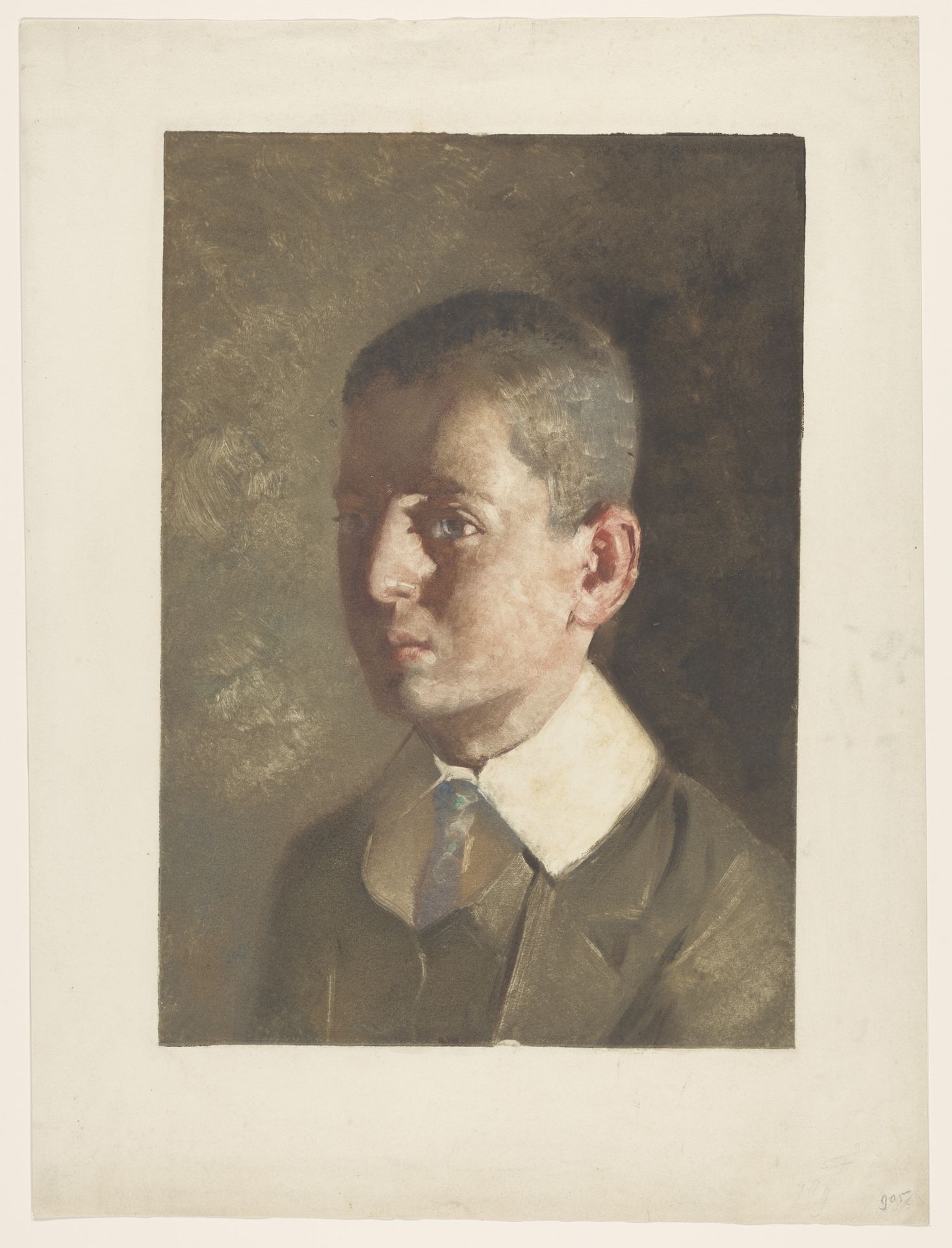 Portret van een jongen by Heinrich M. Krabbé